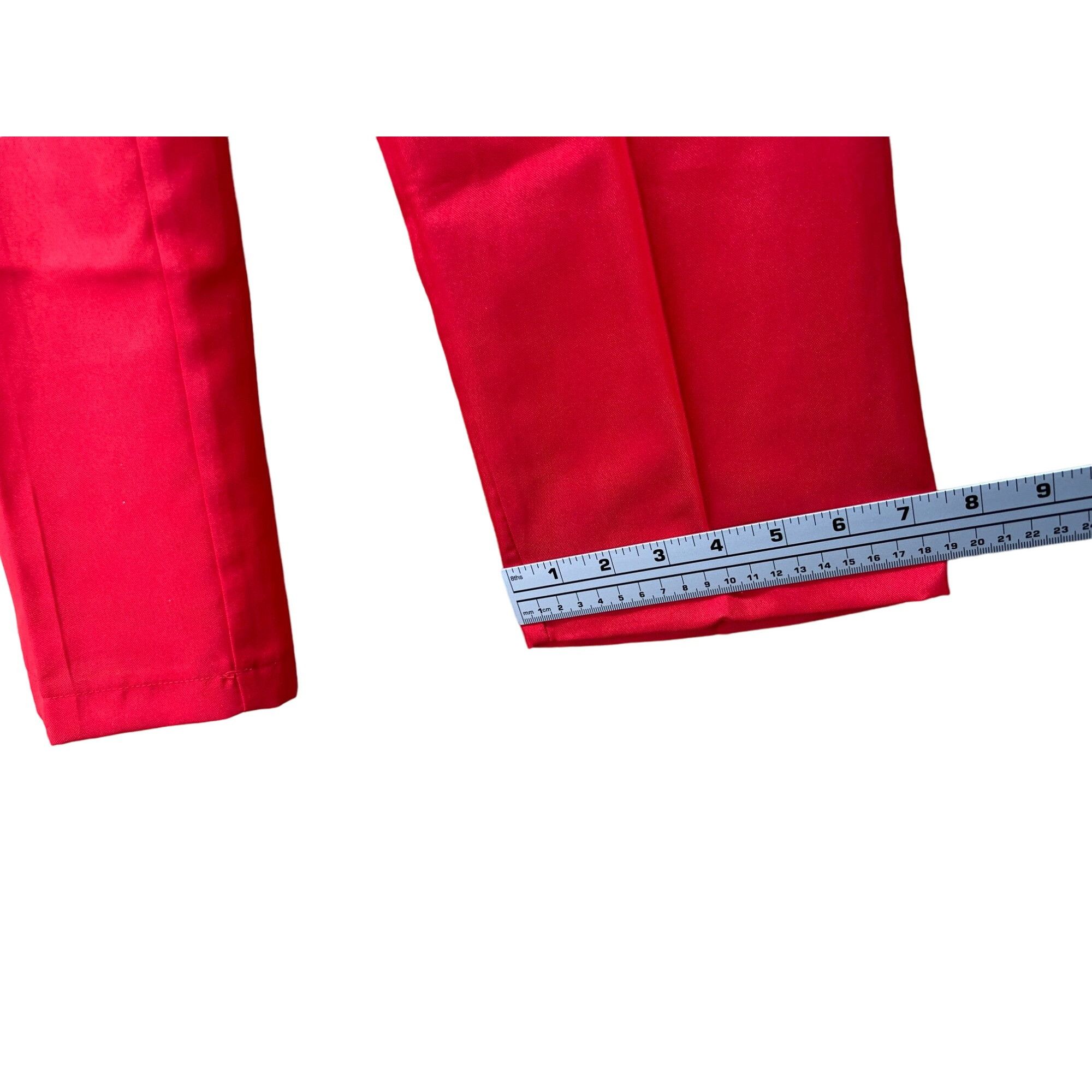 Other Suitmeister - Men's Costume Pants - Slim Fit Suit - Red - Si Size US 34 / EU 50 - 8 Thumbnail