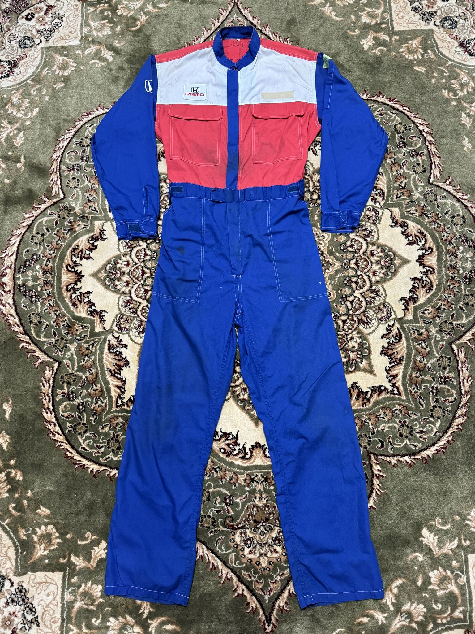 Sports Specialties × Vintage Rare Honda Primo Civic Mechanic Coverall JDM JAF Size US 32 / EU 48 - 1 Thumbnail