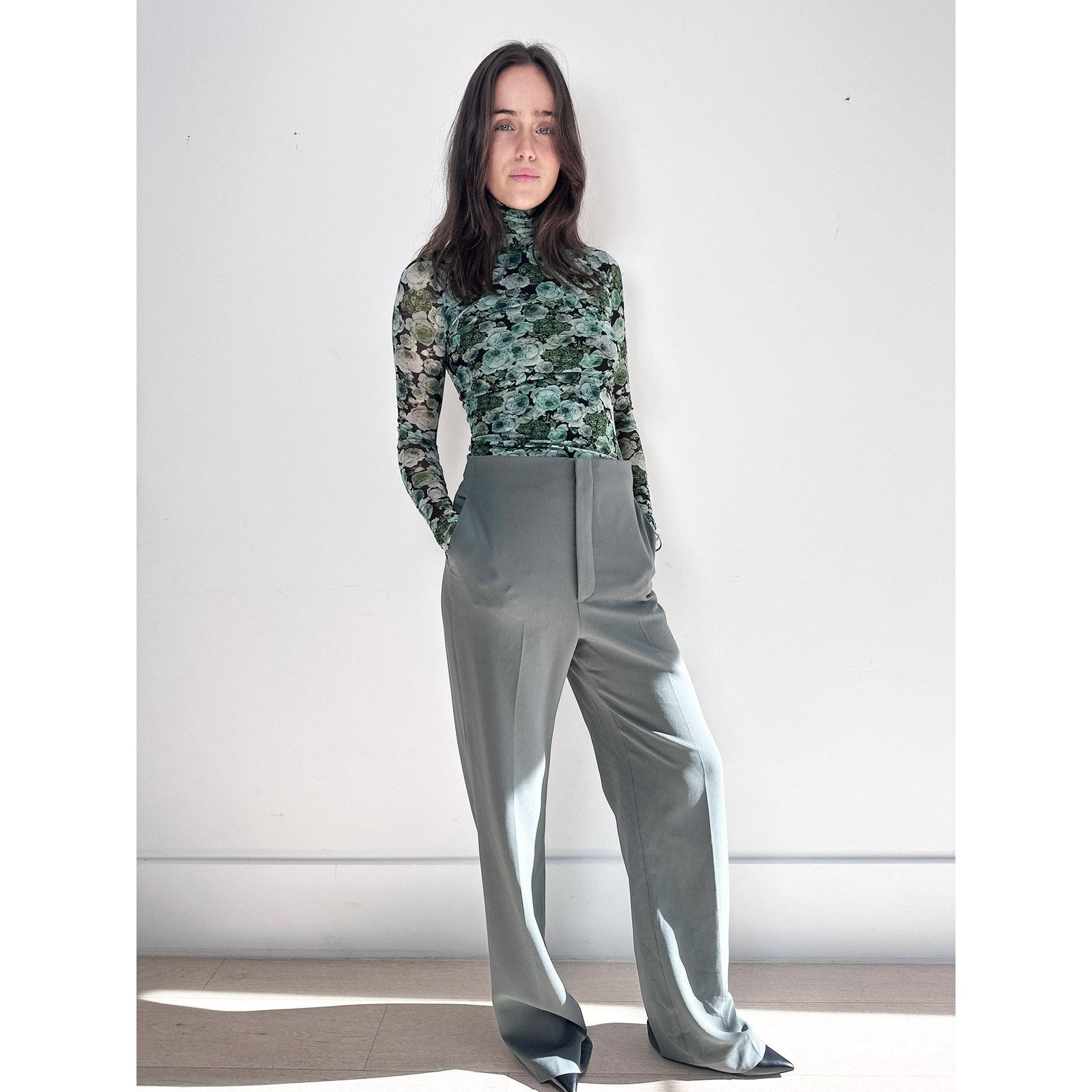 Scanlan Theodore Scanlan Theodore Tailored Crepe Trouser Size 28" / US 6 / IT 42 - 3 Thumbnail