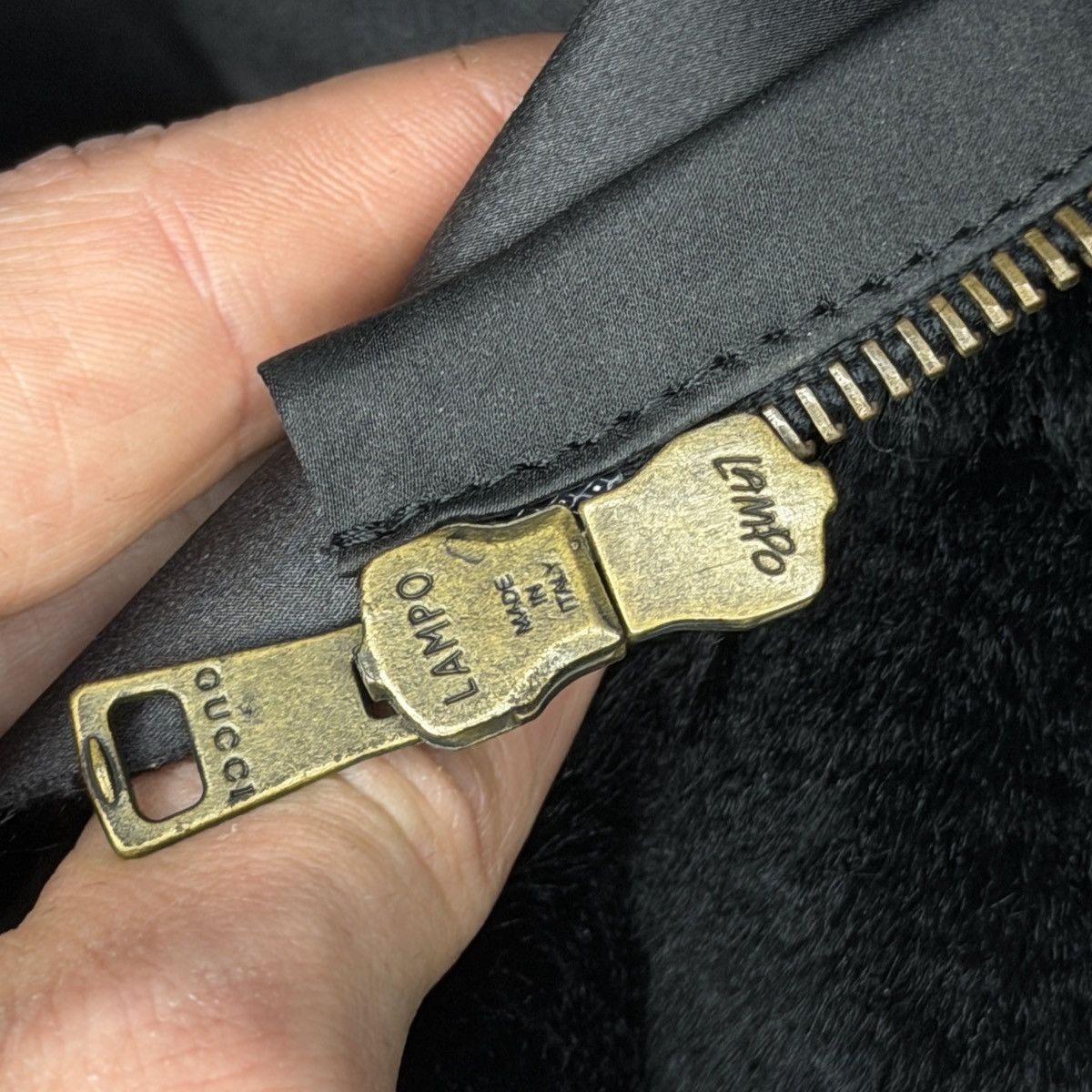 Gucci Vintage Gucci by Tom Ford Leather & Fur Jacket Size S / US 4 / IT 40 - 13 Thumbnail