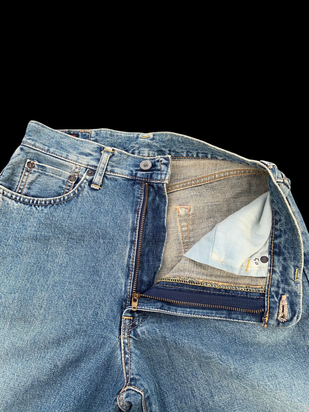 Kapital VINTAGE SOMETHING EDWIN SELVEDGE BAGGY DISTRESSED DENIM Size US 28 / EU 44 - 16 Thumbnail