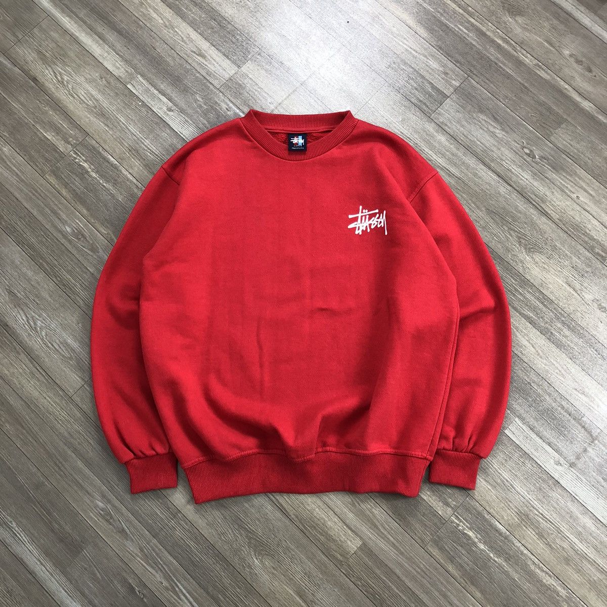 Stussy Res 1980s Stussy USA Rastaman Red Sweatshirt Size US L / EU 52-54 / 3 - 11 Thumbnail