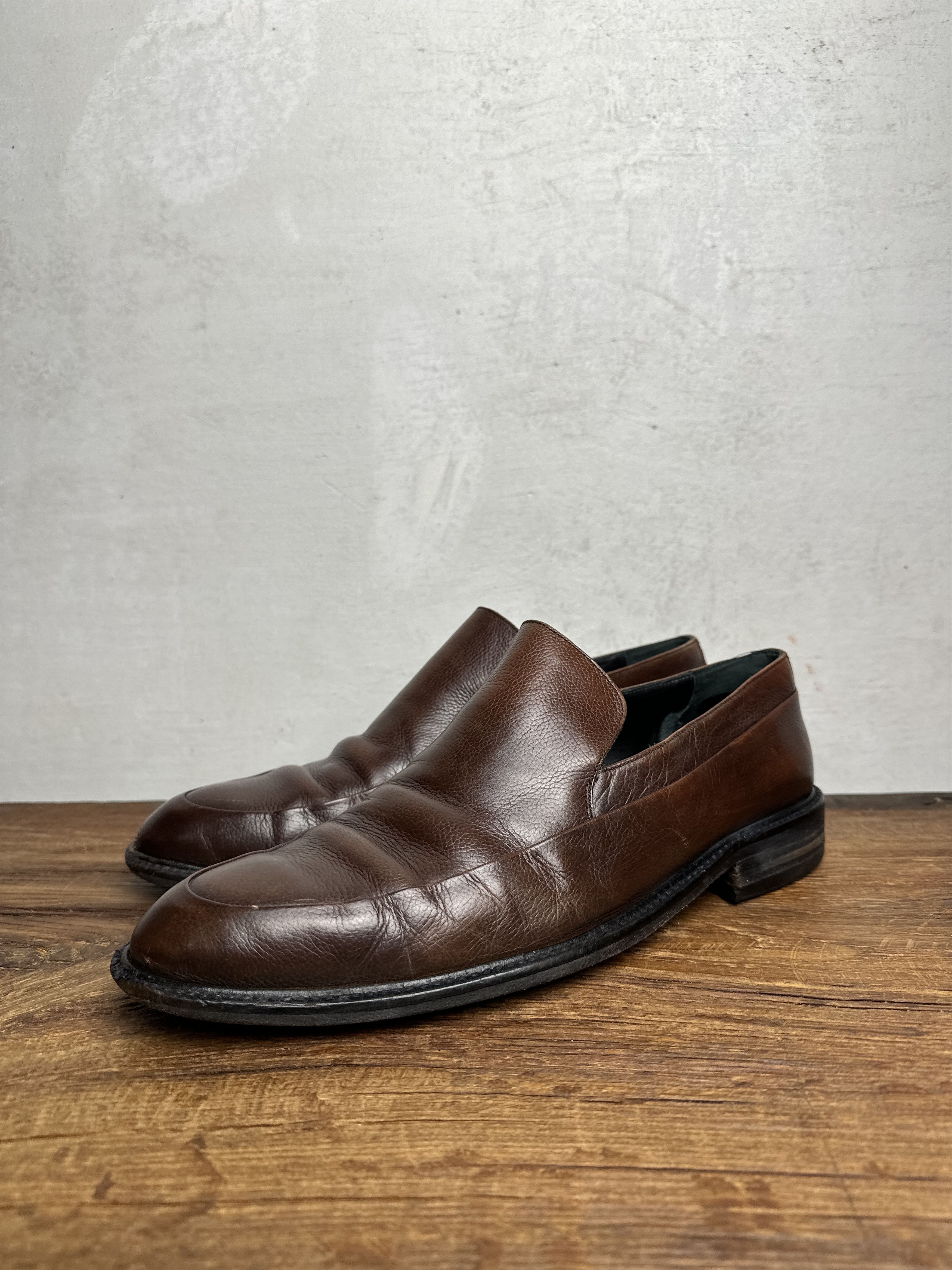 Gucci Gucci Casual Leather Brown Shoes Size US 11 / EU 44 - 2 Thumbnail