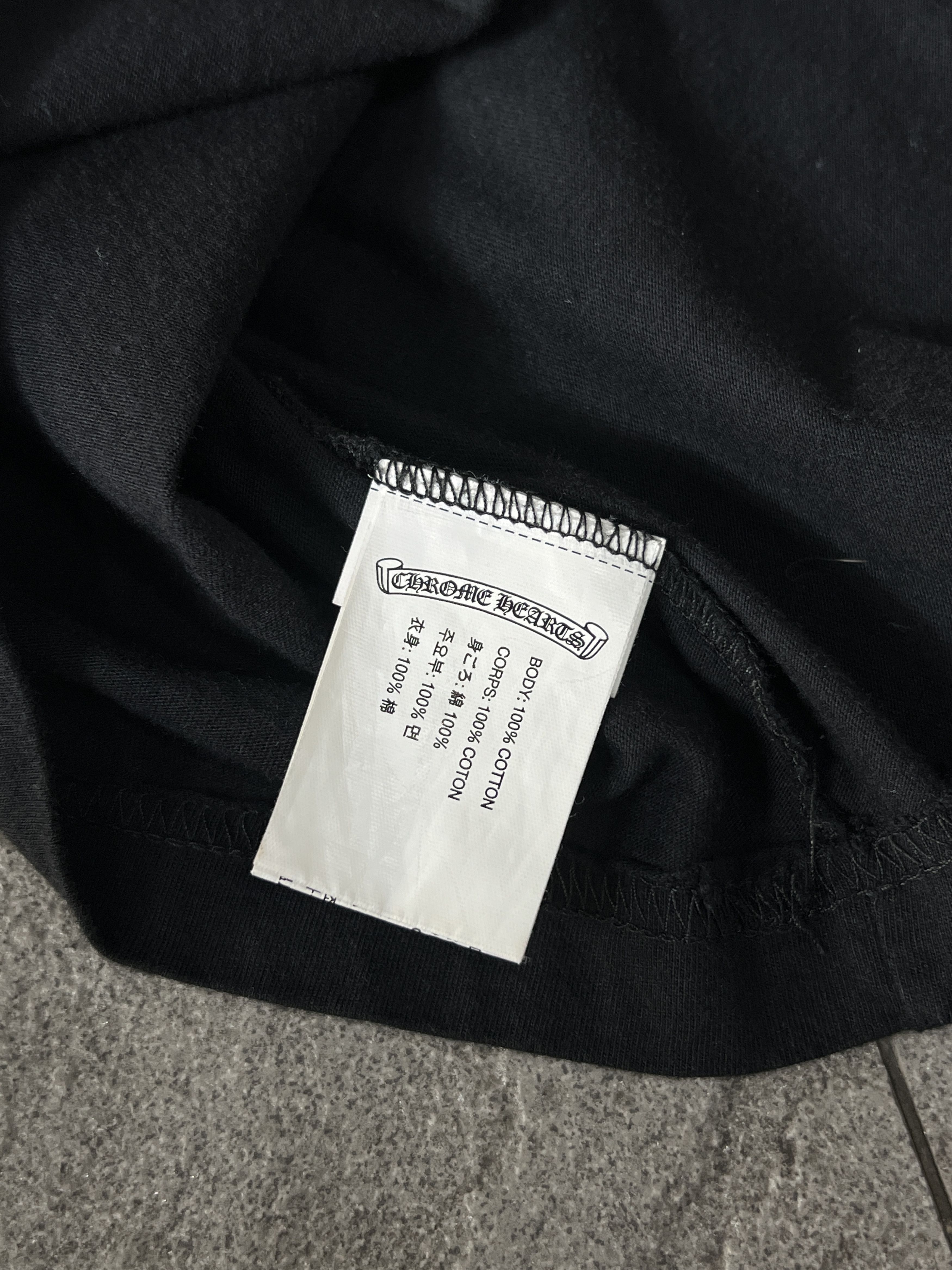 Chrome Hearts Chrome Hearts Snowflake Back Logo Tee Black Medium Size US M / EU 48-50 / 2 - 10 Thumbnail