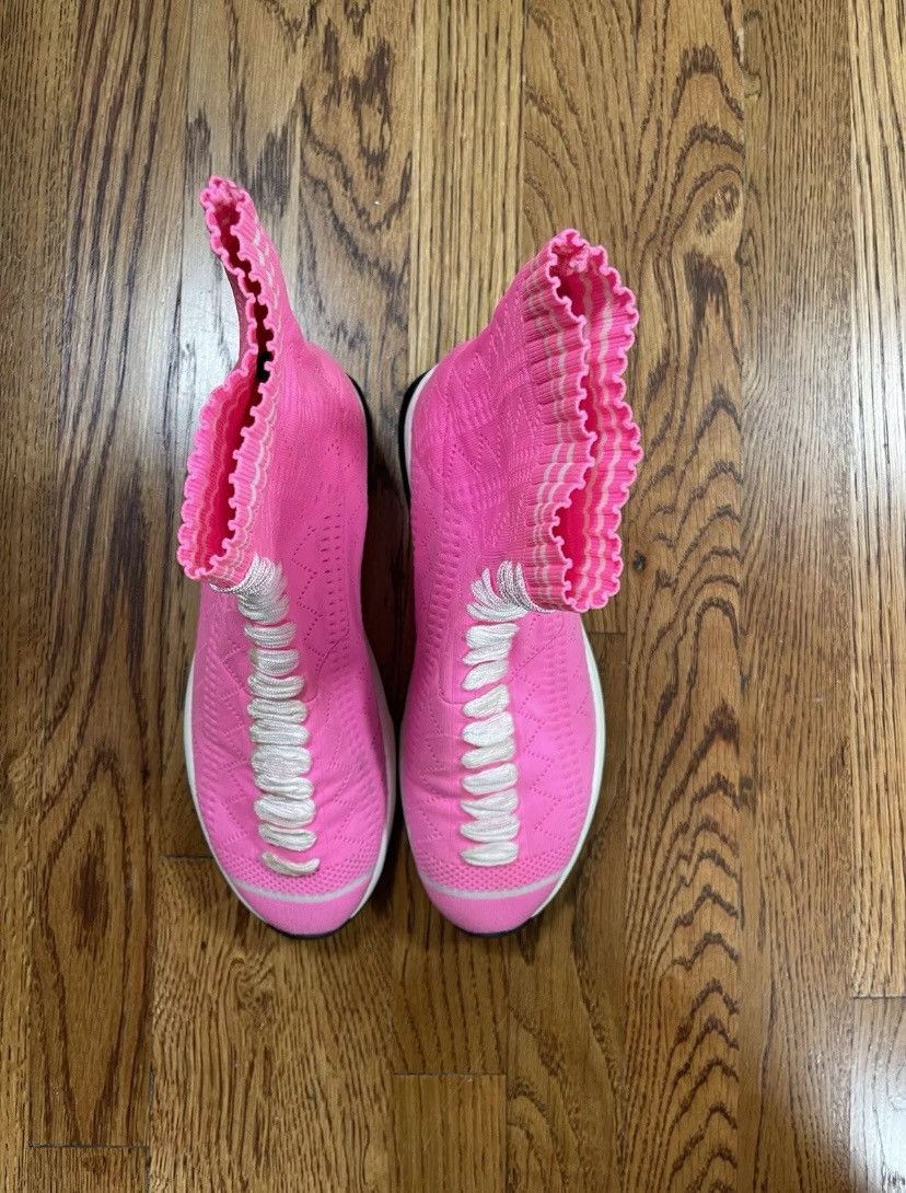 Fendi Fendi Rockoko Sneakers Knitted Sock Pink Women’s 39 Size US 9 / IT 39 - 13 Thumbnail