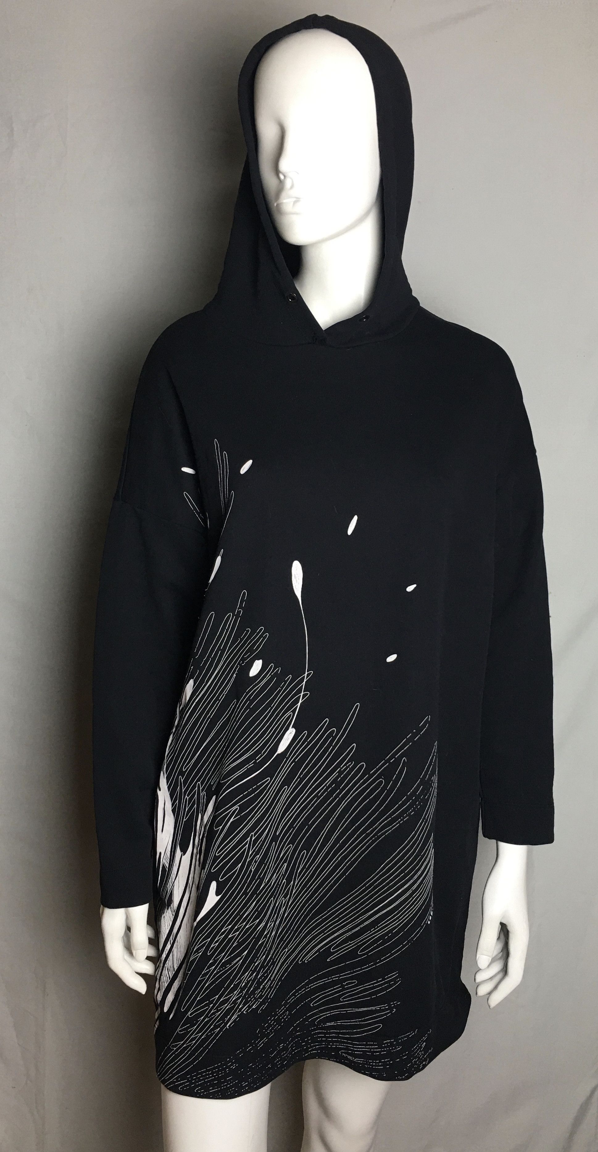 Cop Copine Cop Copine Hoodie Dress Black Size M Size M / US 6-8 / IT 42-44 - 1 Thumbnail