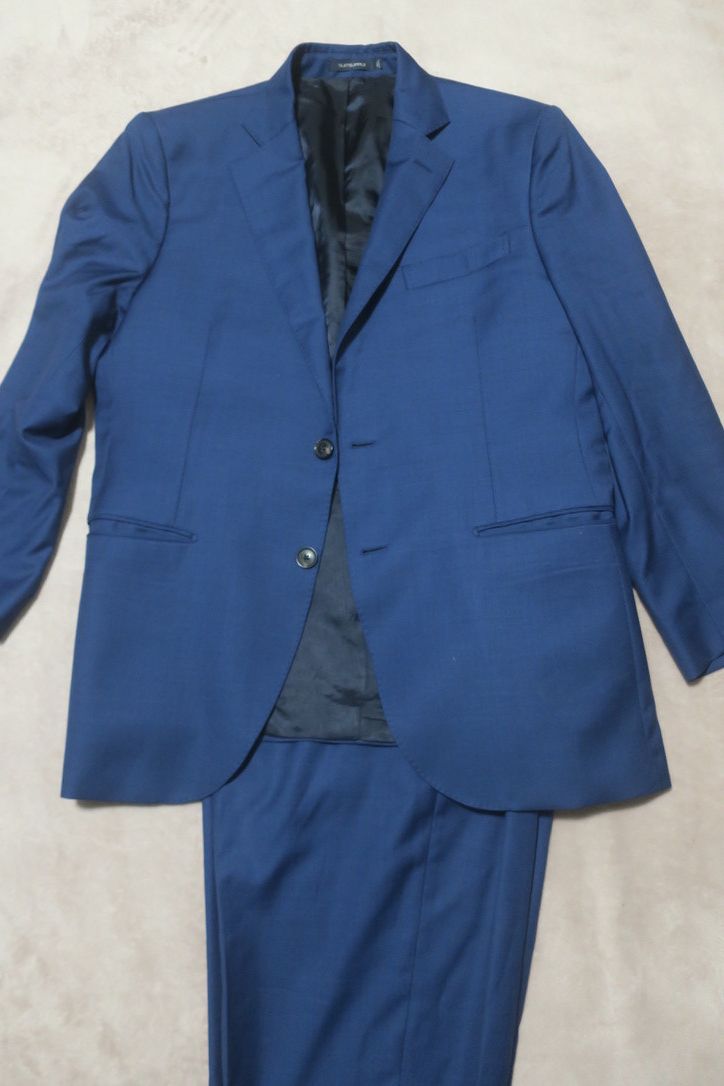 Suitsupply Slim Vitale Barberis Cononico Lazio Single Breasted Suit Size 42R - 3 Thumbnail
