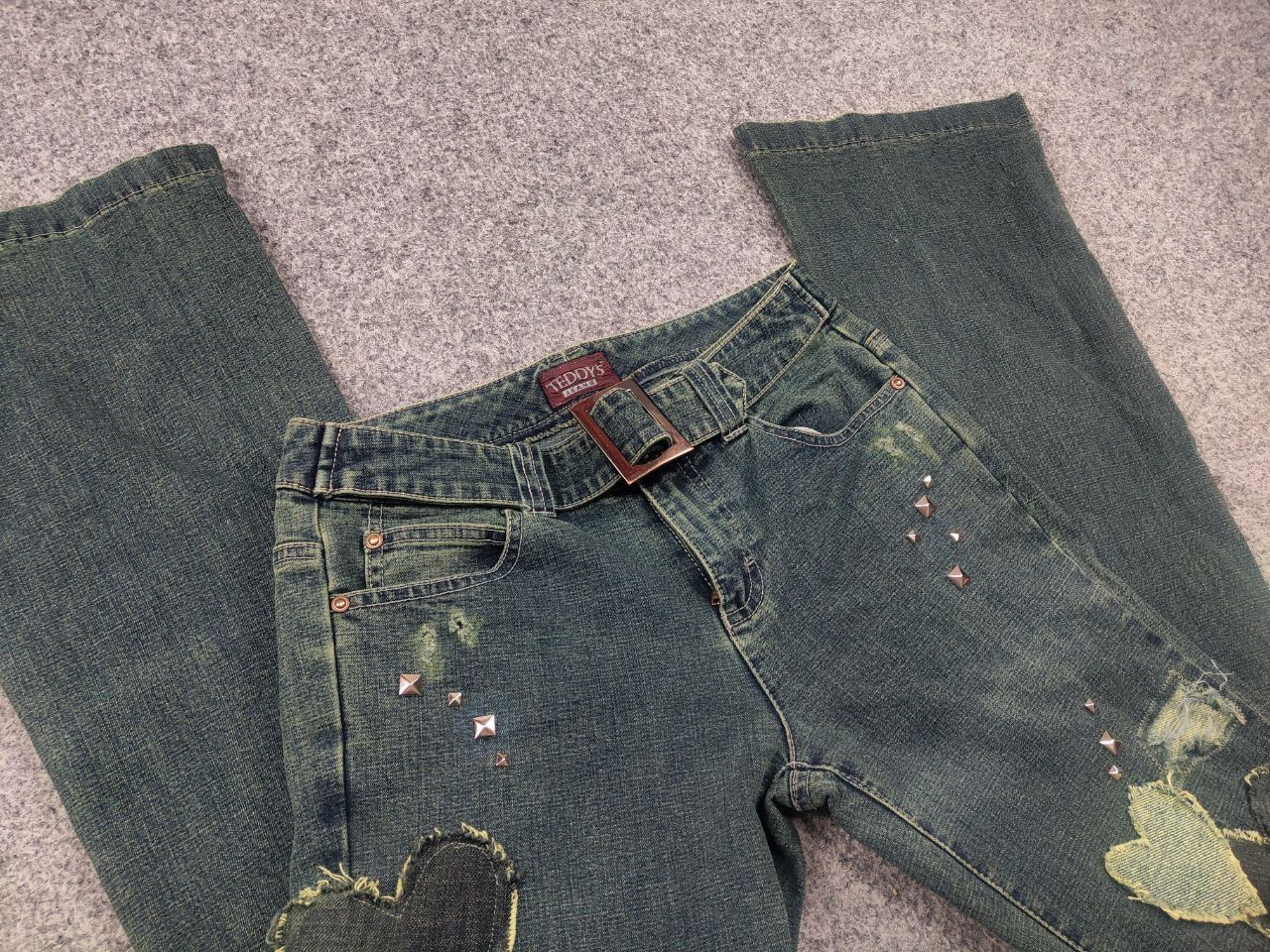 If Six Was Nine Vintage Y2K hysteric glamour Japan low-rise jeans Flared LGB Size 26" / US 2 / IT 38 - 12 Thumbnail