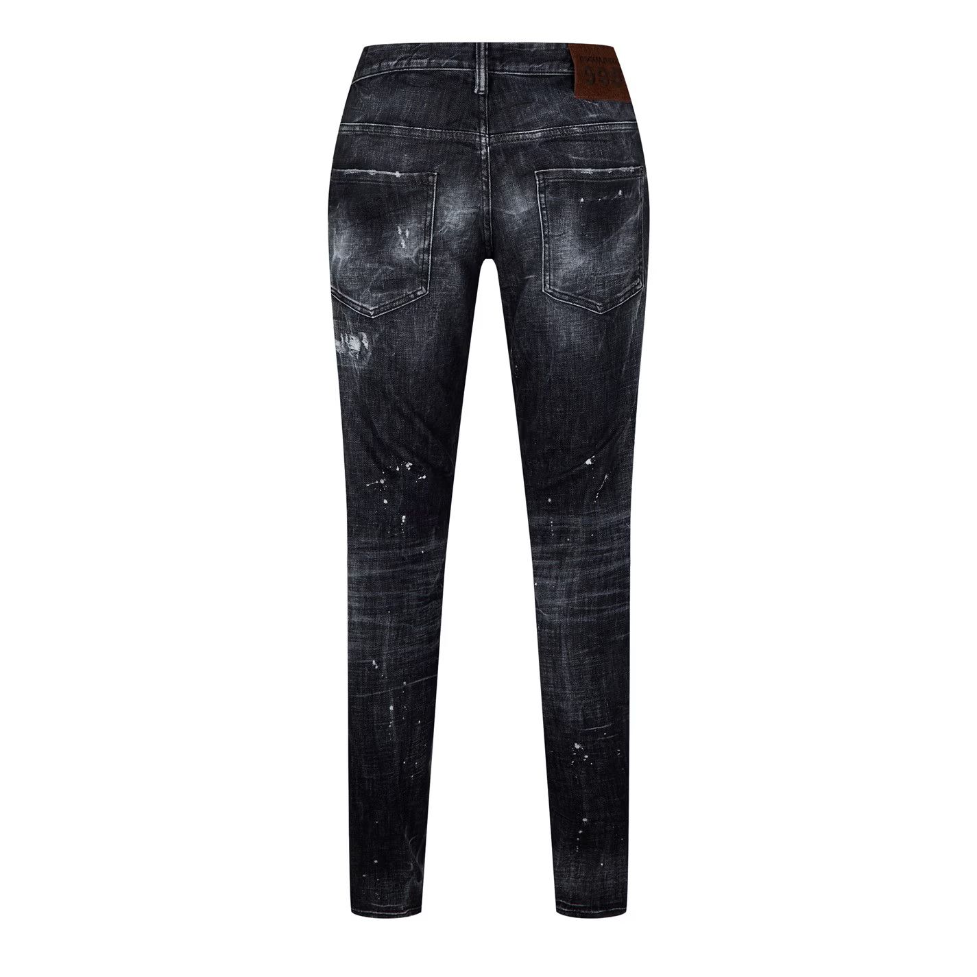 Dsquared2 o1g2r1mq0426 Distressed Paint Splatter Jeans in Black Size US 36 / EU 52 - 2 Thumbnail