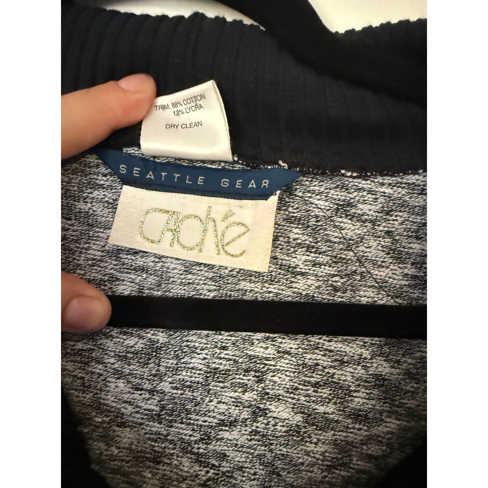 Vintage Vintage 80’s Cache Gray Black Strirrup Jumpsuit Small Med Size 30" / US 8 / IT 44 - 9 Thumbnail