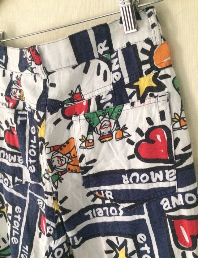 Jean Charles De Castelbajac Vintage Jean Charles De Castelbajac Printed Pants Size 26" / US 2 / IT 38 - 19 Thumbnail