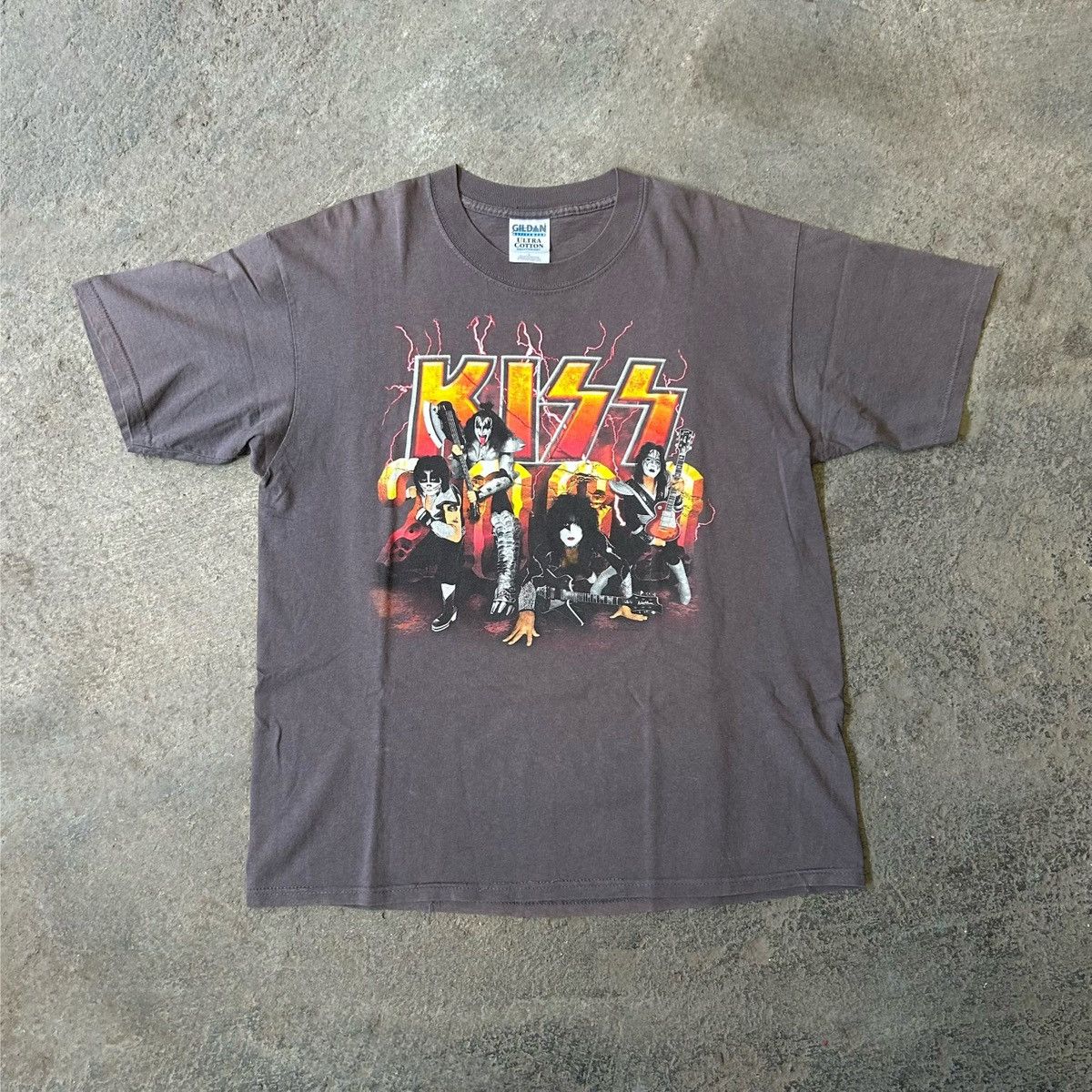 Band Tees × KISS × Vintage Early 2000s GILDAN Kiss Vintage T-shirt. Size US L / EU 52-54 / 3 - 1 Thumbnail