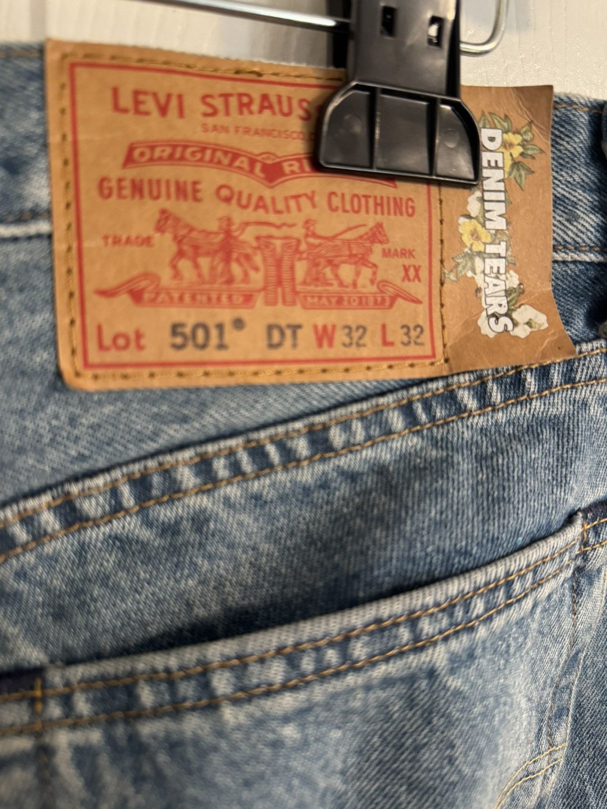 Cactus Plant Flea Market × DENIM TEARS Denim Tears x CPFM 4th of July denim Size US 32 / EU 48 - 3 Thumbnail