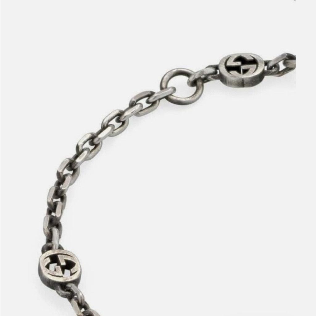 Gucci GUCCI Silver Heart Enamel Charm Bracelet NWT Size ONE SIZE - 6 Thumbnail