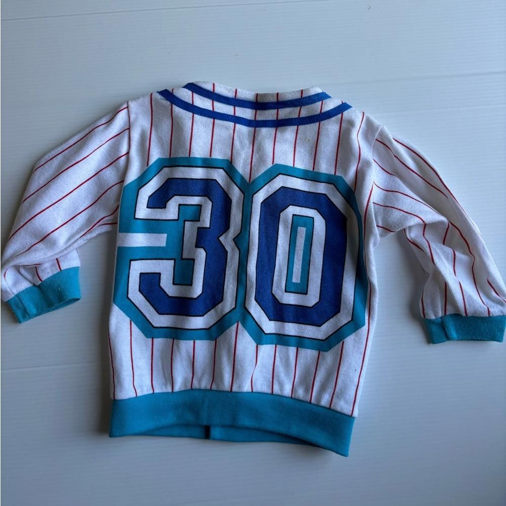 Designer Vintage Baby pop Baseball Vest Size US XXS / EU 40 - 2 Thumbnail
