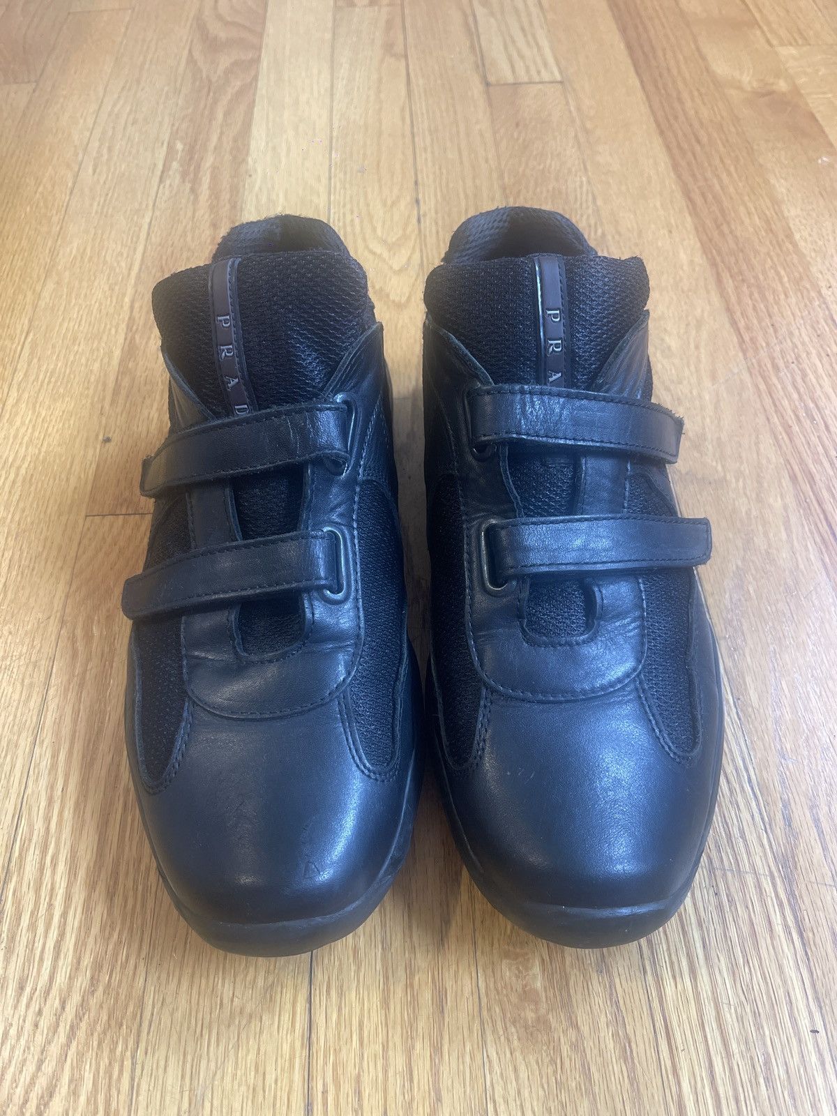 Prada Men’s PRADA VELCRO, LEATHER SHOES, SIZE 10 Size US 10 / EU 43 - 3 Thumbnail