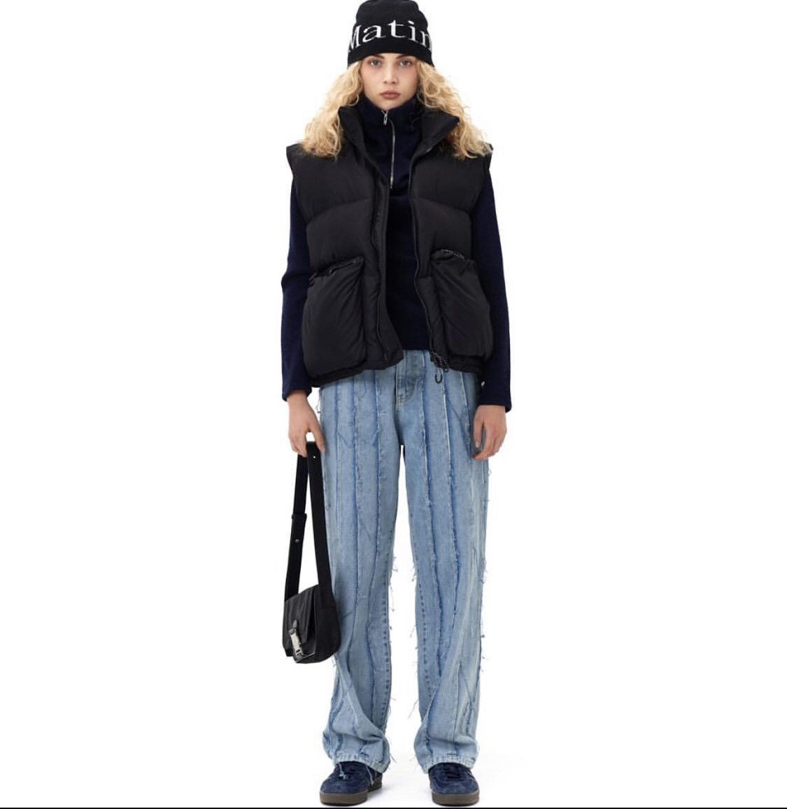 Designer × Matin Kim Matin Kim Cutting Loose Denim Pants Light Blue Size 30" / US 8 / IT 44 - 17 Thumbnail