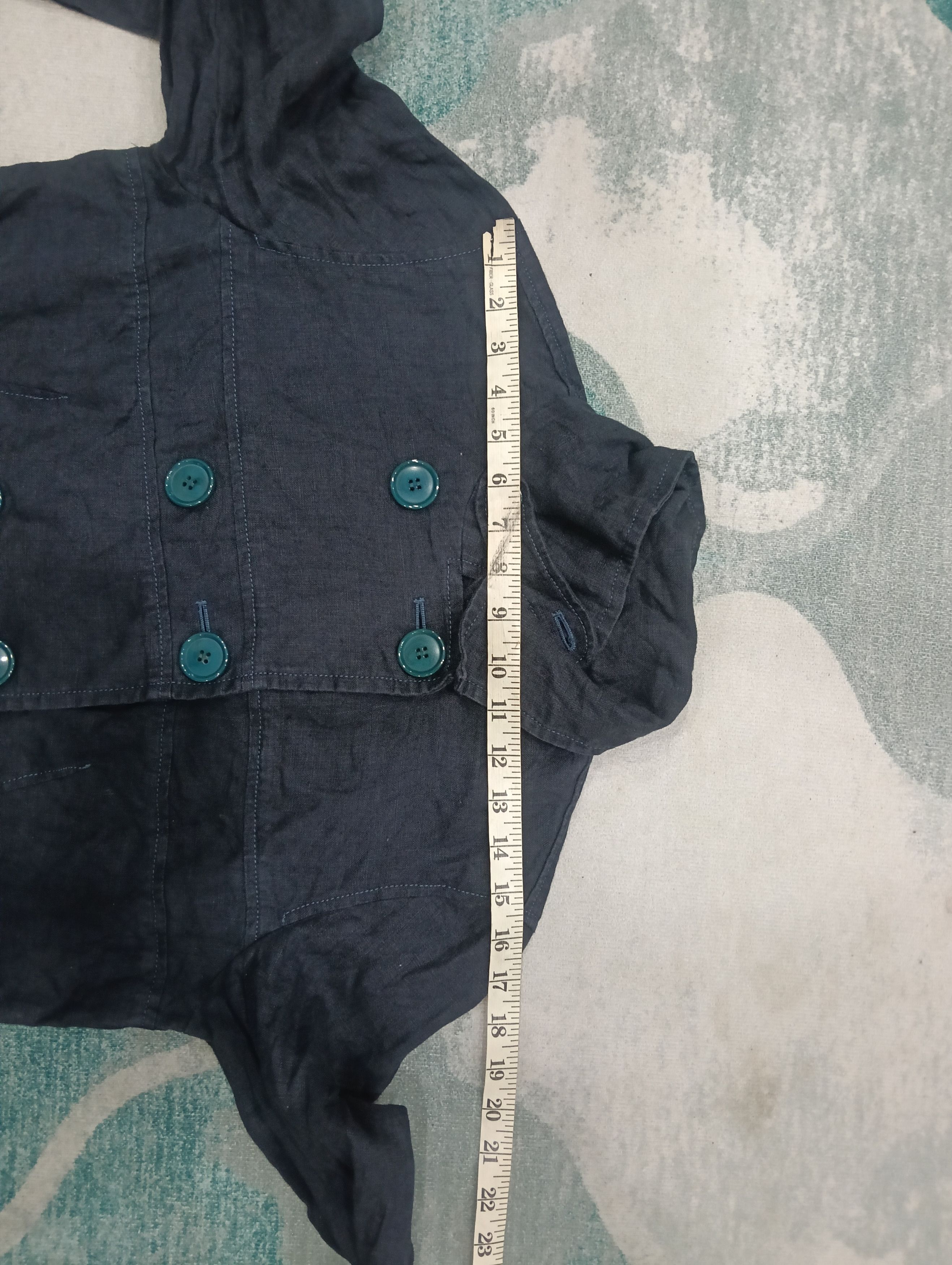 Japanese Brand × Vintage Fou Forget Linen Jacket Japanese Brand Size S / US 4 / IT 40 - 12 Thumbnail