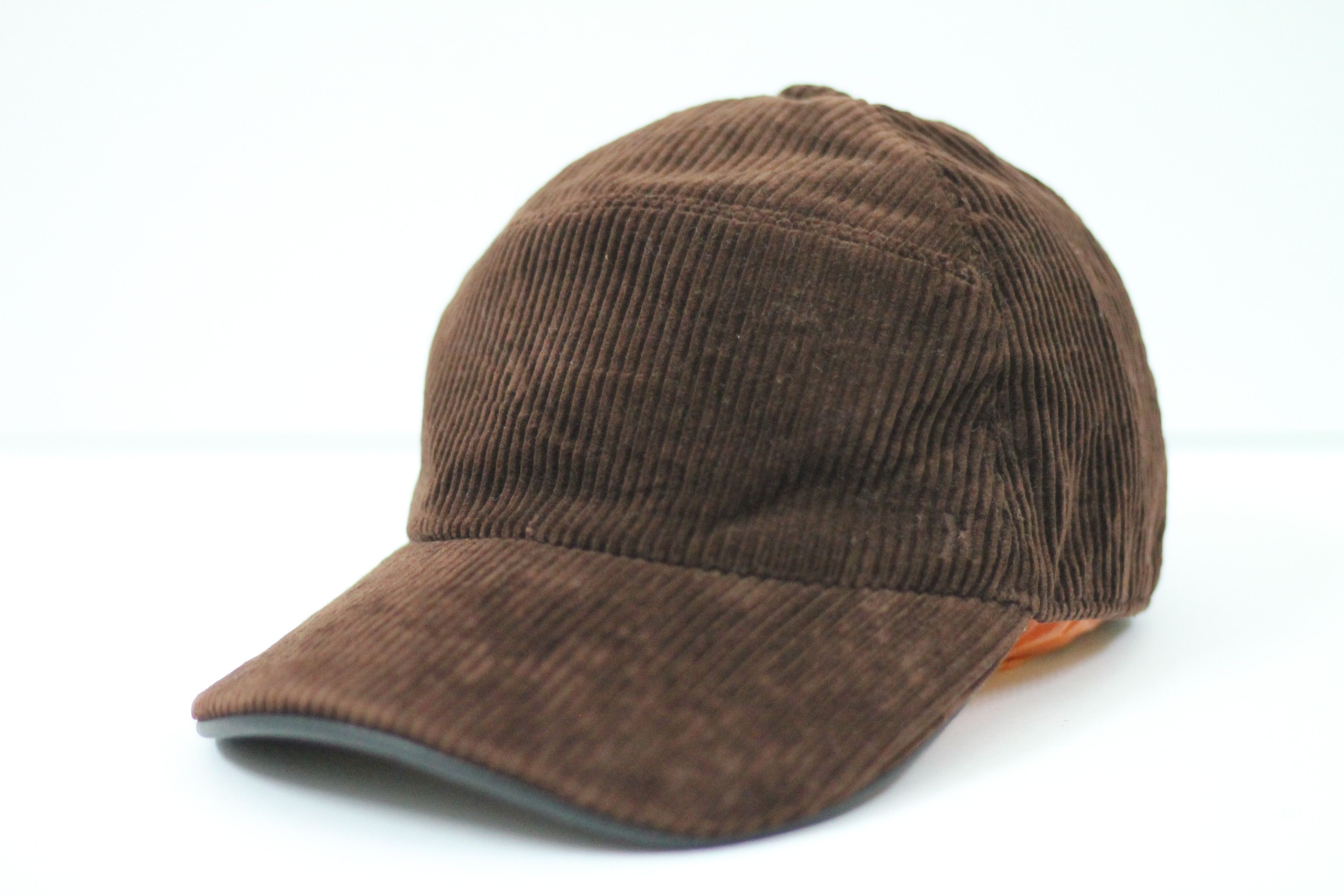 Hermes Vintage HERMES Corduroy H Logo Cap. Size ONE SIZE - 1 Thumbnail