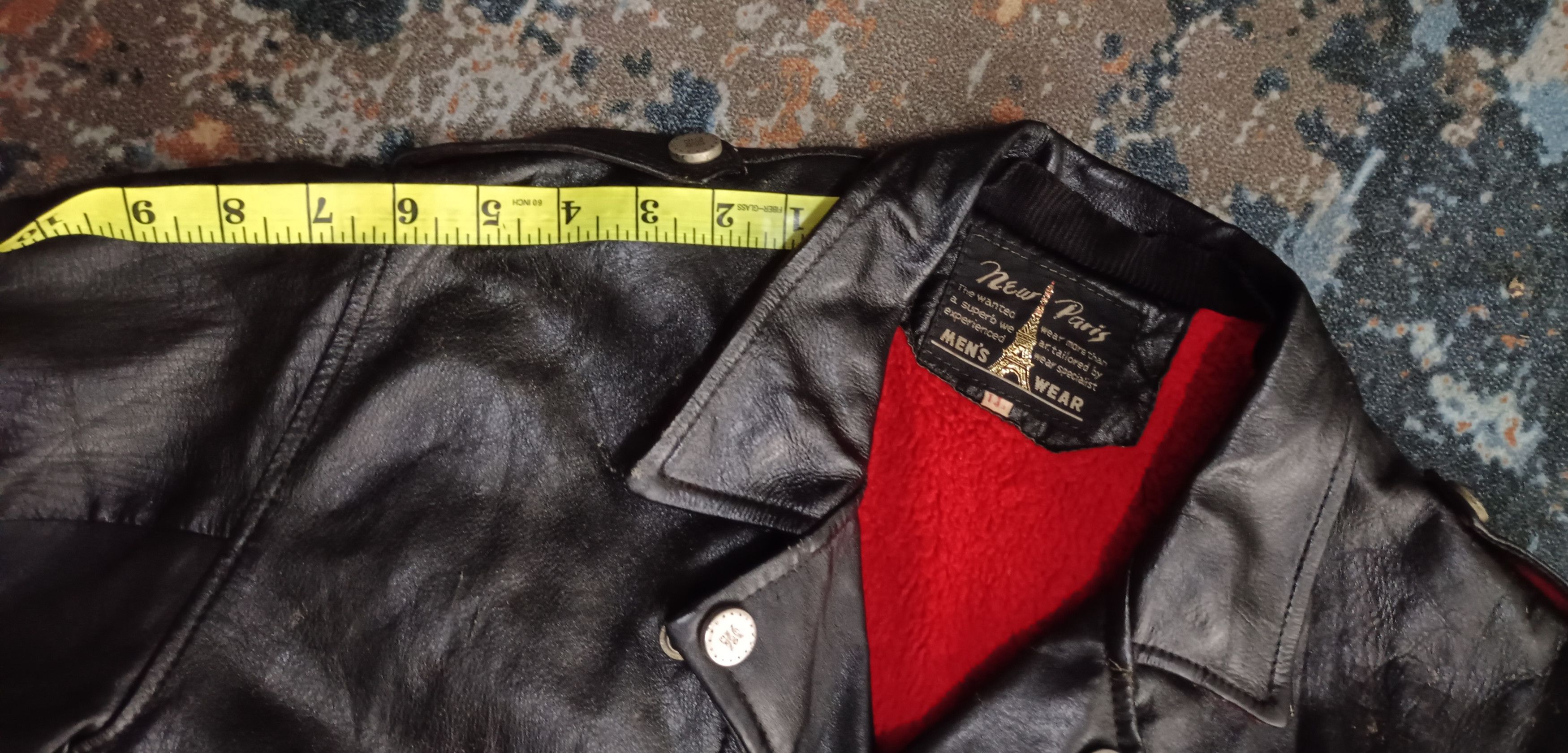 If Six Was Nine Vtg 1980s💥New Paris Bikers Leather Jacket Size US M / EU 48-50 / 2 - 23 Thumbnail
