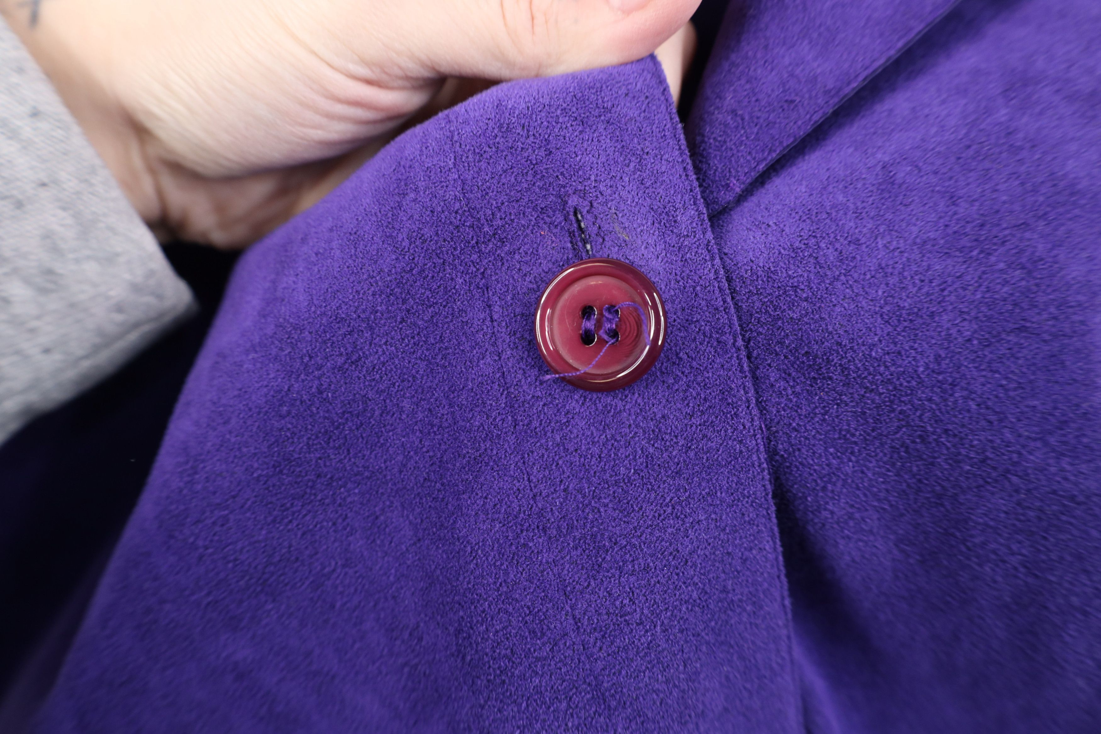 Vintage Vintage 80s 90s Streetwear Microfiber Trench Coat Jacket Size XL / US 12-14 / IT 48-50 - 5 Thumbnail