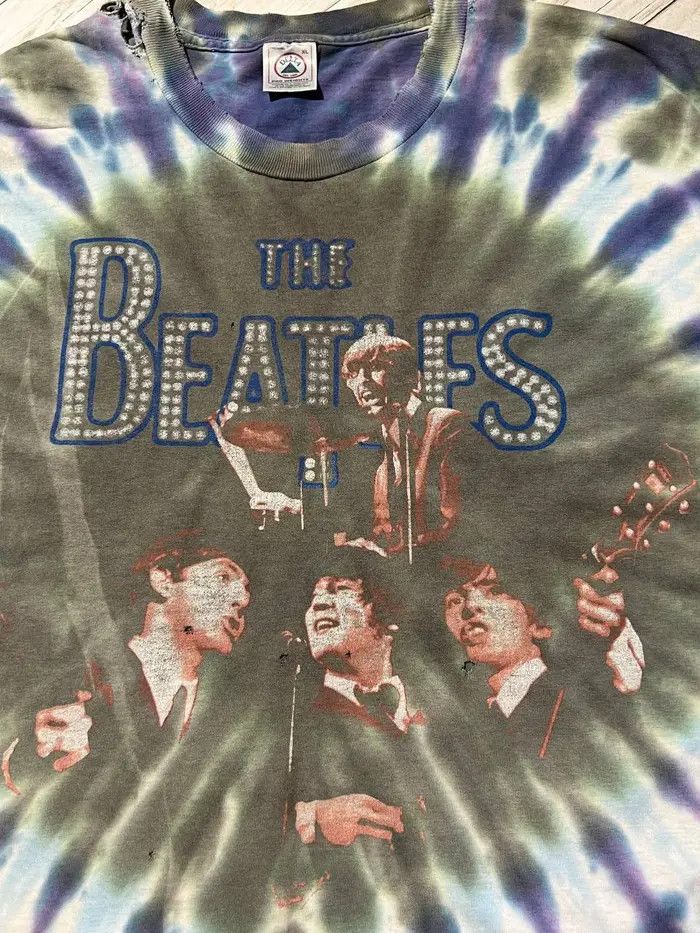Band Tees Vintage The Beatles 1997 Yeah Yeah Yeah Tie Day Band T-Shirt Size US XL / EU 56 / 4 - 9 Thumbnail