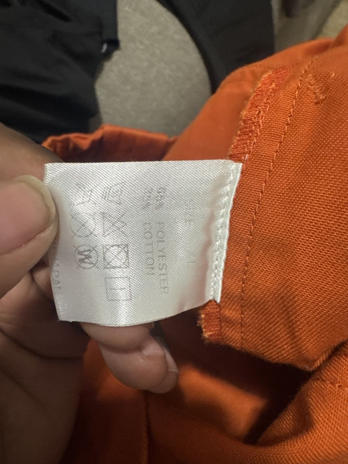 Vlone VLONE ORANGE CIRCLE CARGO PANTS Size US 36 / EU 52 - 4 Thumbnail
