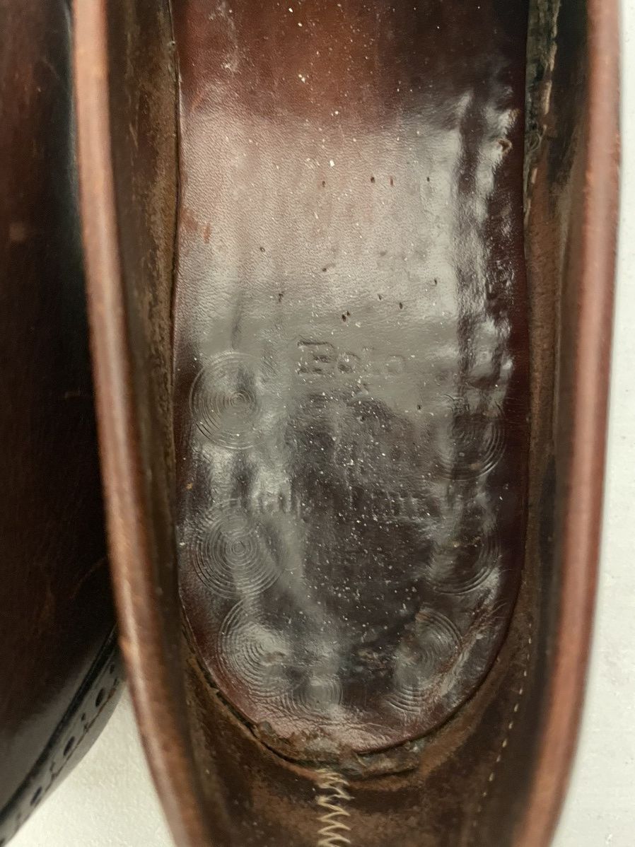 Polo Ralph Lauren × Vintage Leather Brogue Penny Loafer in Cordovan Size US 9 / EU 42 - 8 Thumbnail