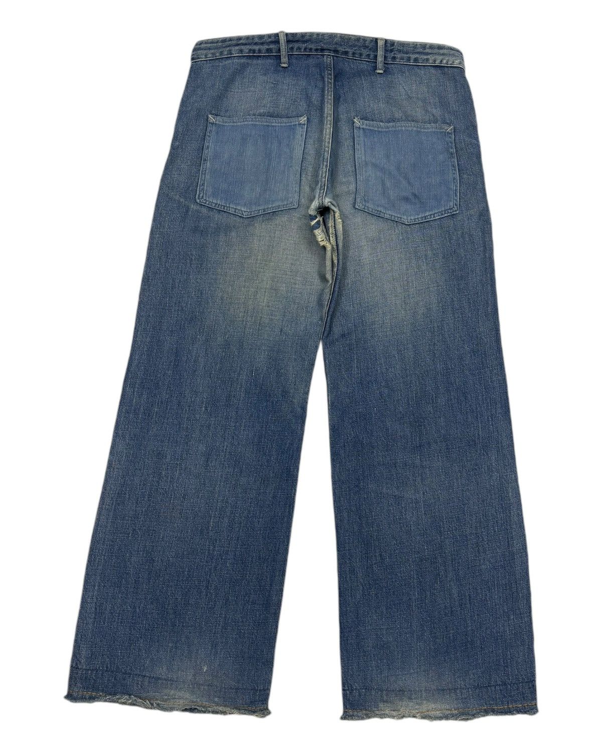 Japanese Brand × Johnbull × KOJIMA GENES JOHN BULL KOJIMA WIDE LEG BAGGY JEANS 45rpm Style Size US 32 / EU 48 - 8 Thumbnail
