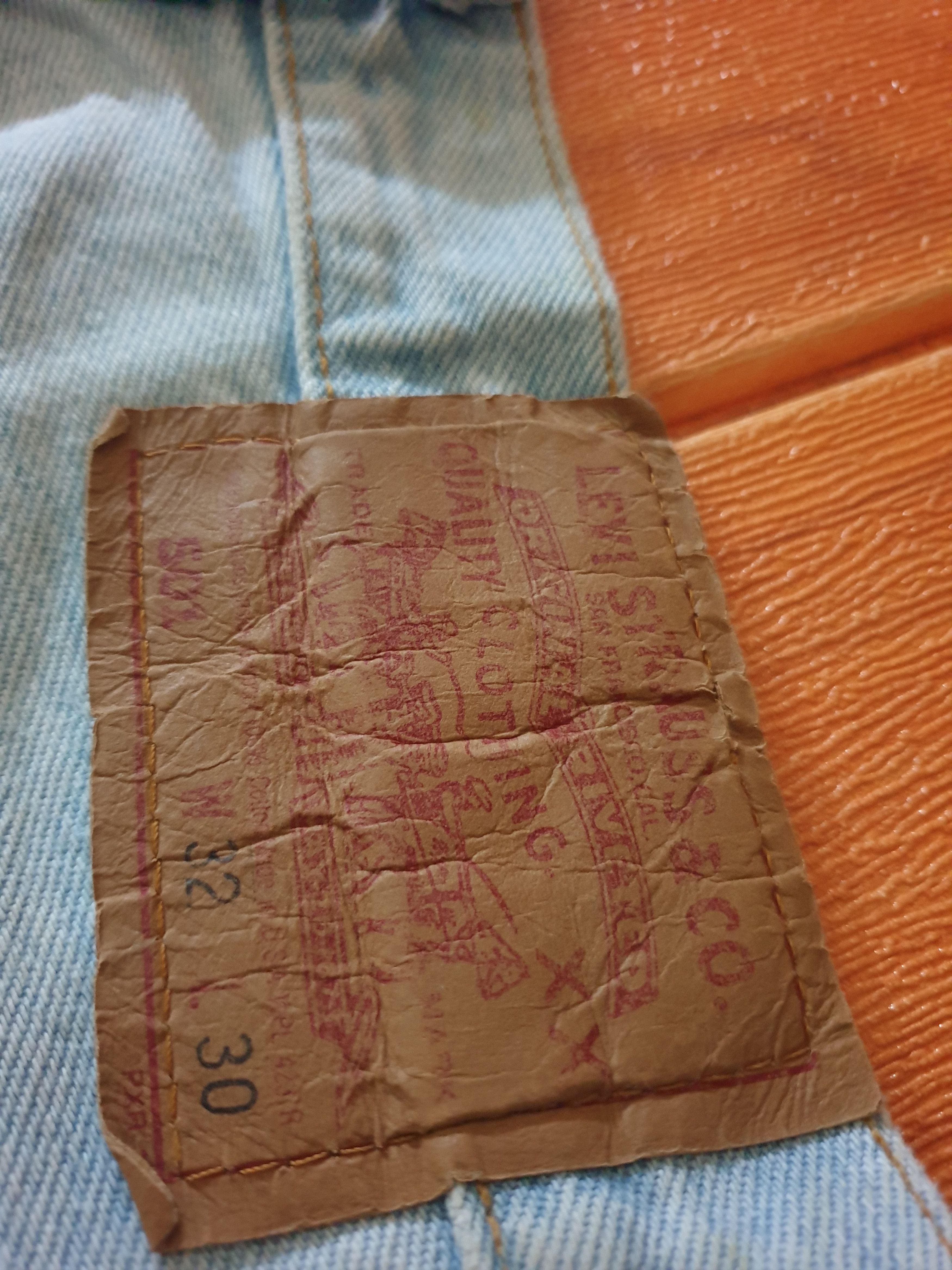 Levi's Vintage levis 501 button 520 made in Japan pant Size US 31 - 6 Thumbnail