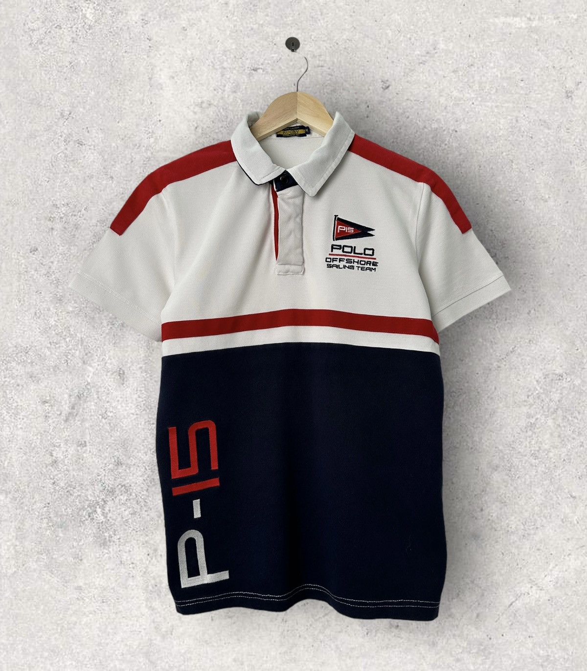 Polo Ralph Lauren × RLX Ralph Lauren × Ralph Lauren Vintage POLO RALPH LAUREN RUGBY Sailing Team Polo Shirt Size US M / EU 48-50 / 2 - 1 Thumbnail