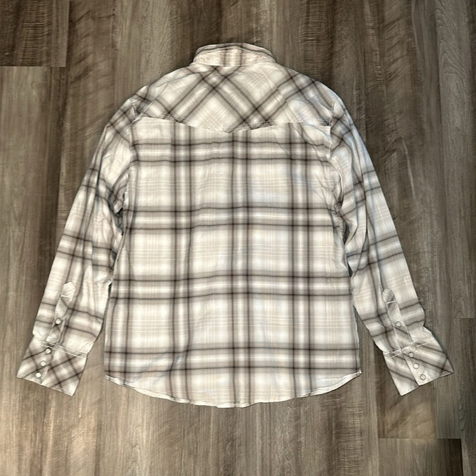 BKE BKE Slim Fit Long Sleeve Pearl Snap Button - 2XL Size US XXL / EU 58 / 5 - 3 Thumbnail