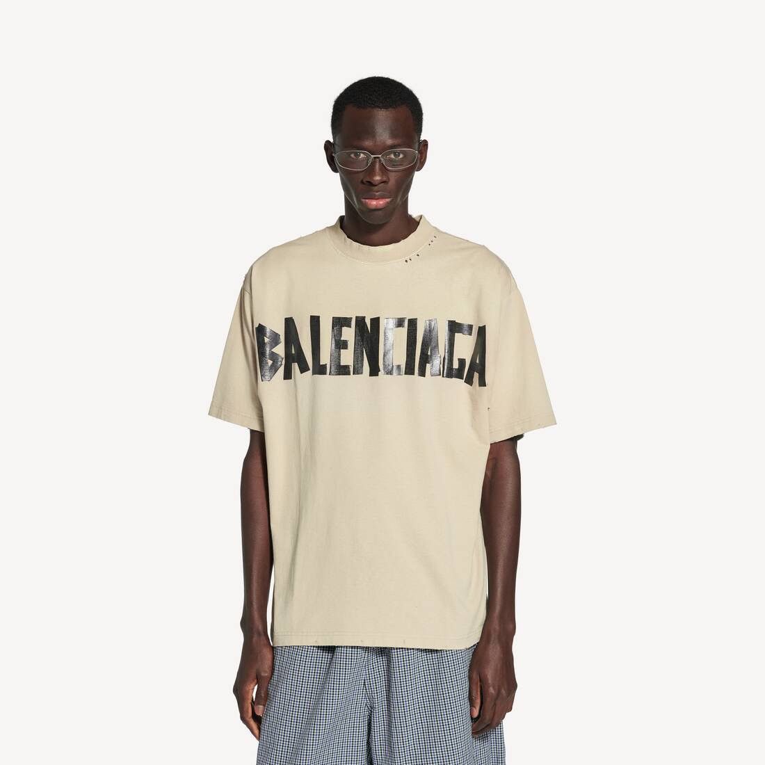 Balenciaga Oversized tape logo t-shirt Size US XS / EU 42 / 0 - 6 Thumbnail