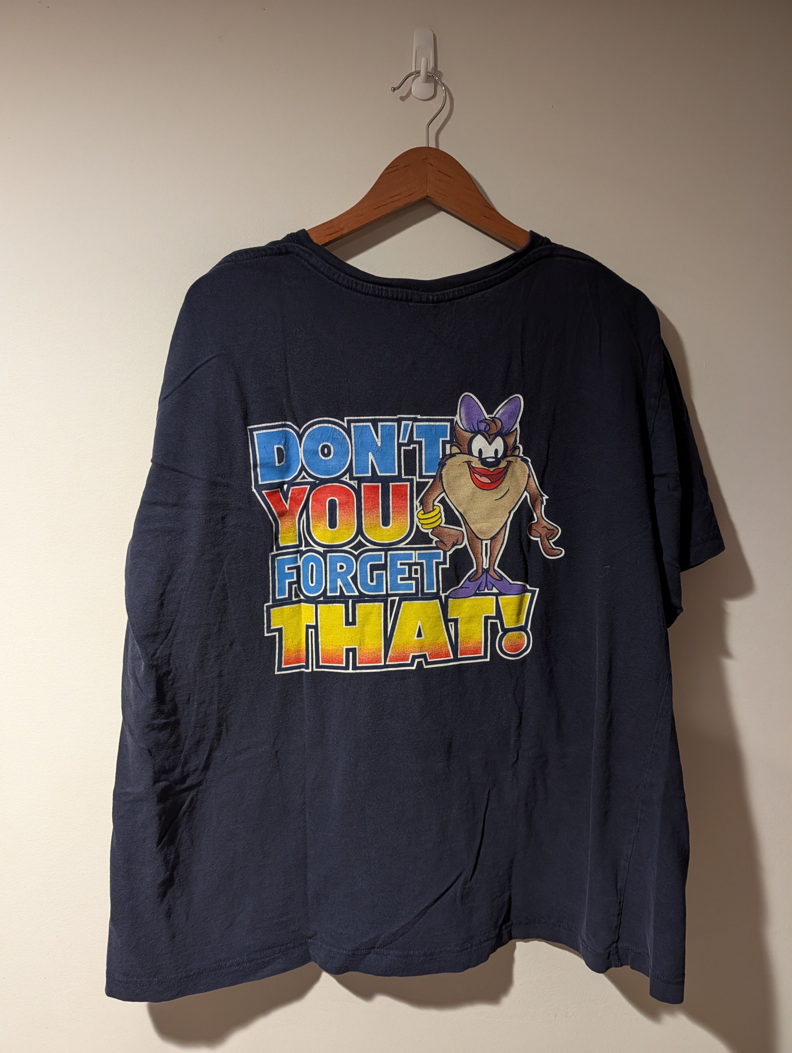 Cartoon Network VTG Looney Tunes Taz I Make The Rules Graphic T-Shirt Womans Size XL / US 12-14 / IT 48-50 - 8 Thumbnail