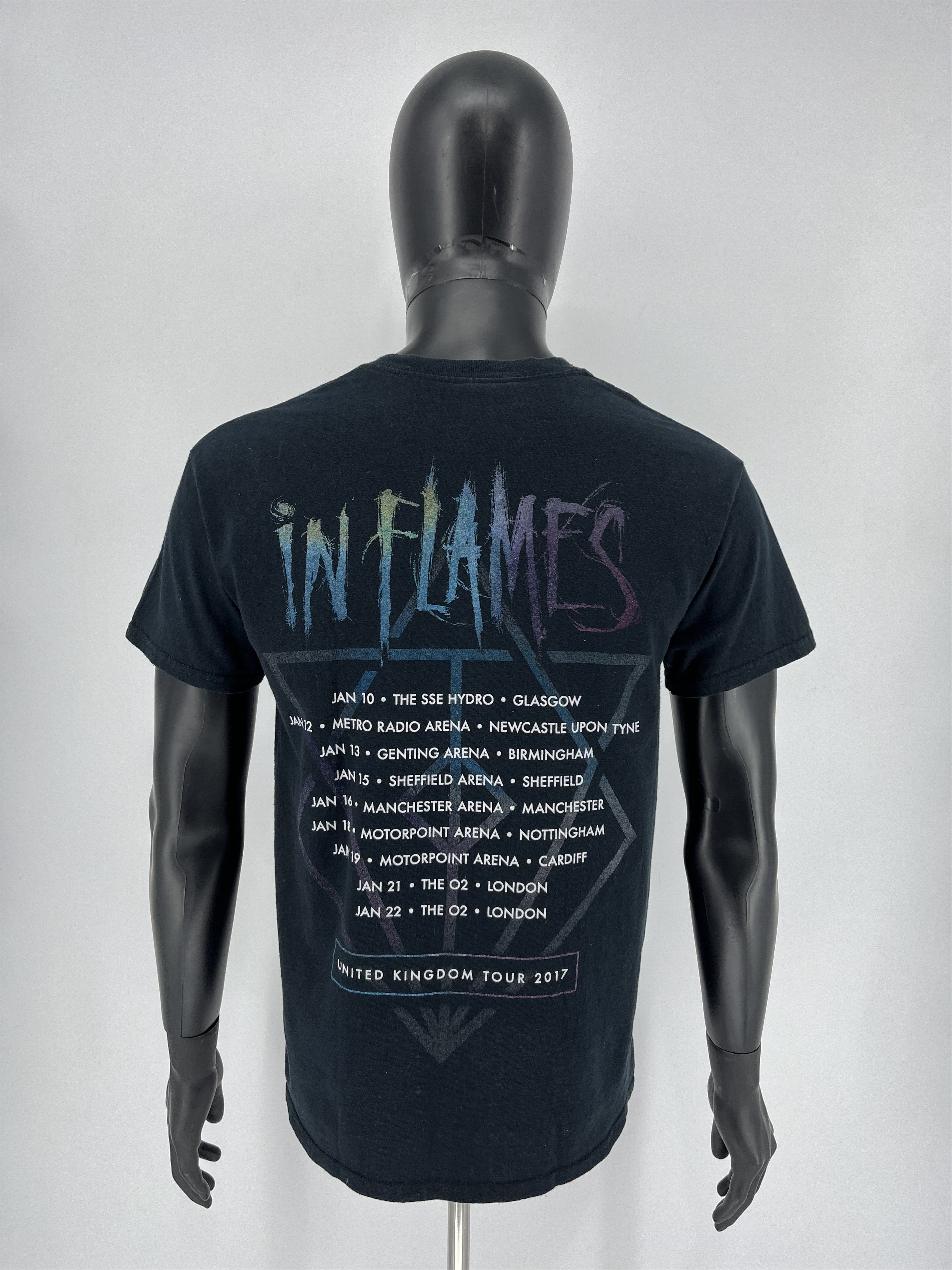 Band Tees Swedish Heavy Metal Band In Flames Big Image Tour Tee Size US M / EU 48-50 / 2 - 8 Thumbnail