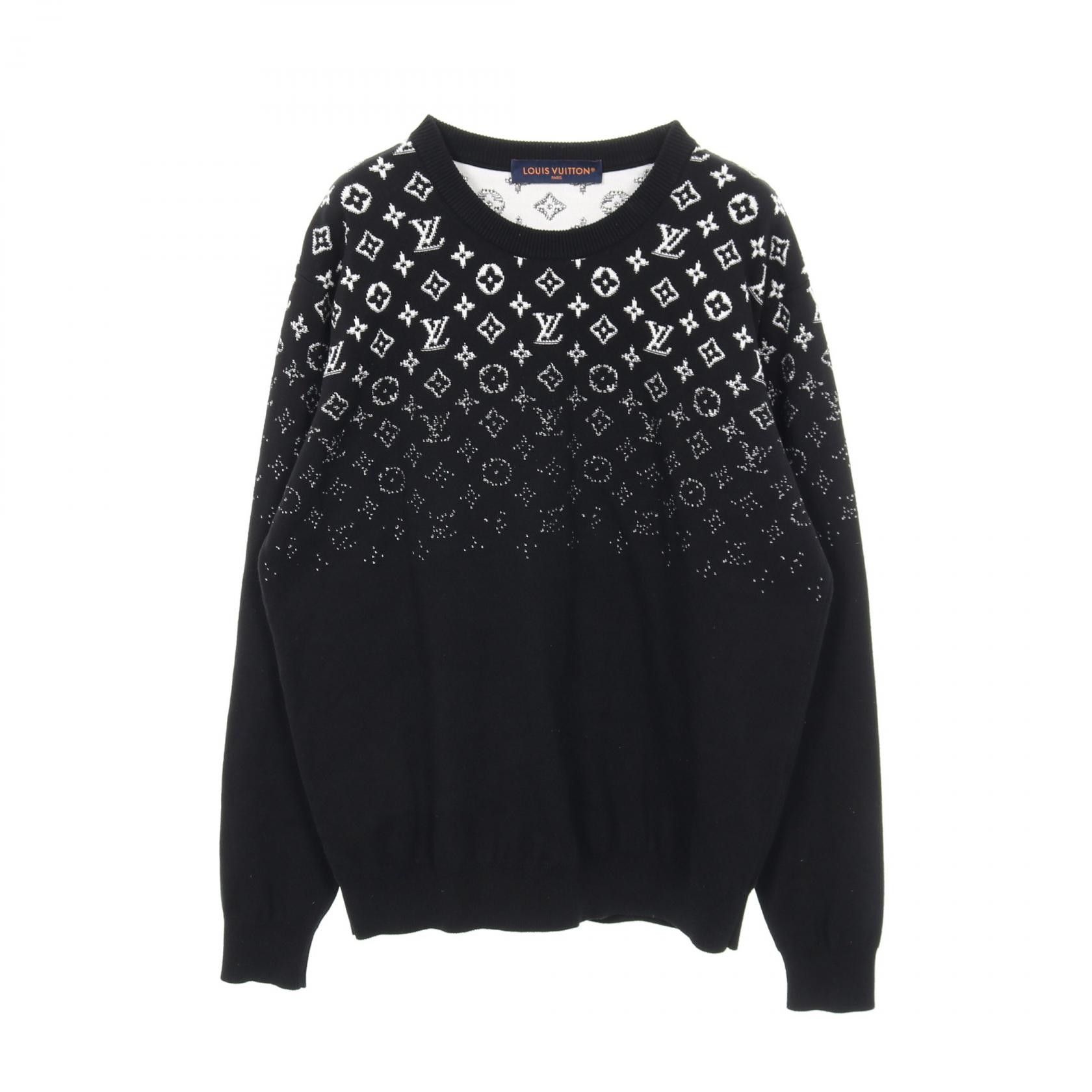 Louis Vuitton Louis Vuitton Louis Vuitton Gradient Monogram Cotton Knit Textile Tops RM241QUSOHQN42W DUTY FREE for USA Size ONE SIZE - 1 Thumbnail
