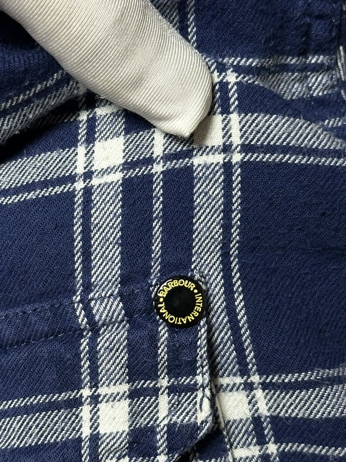 Barbour Barbour International Mens Flannel Plaid Shirt Size US L / EU 52-54 / 3 - 6 Thumbnail