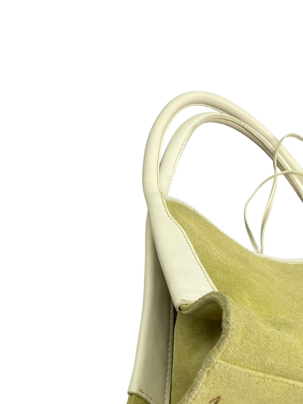 Leather Suede Leather Natural Beauty Basic Crescent Hand Bag 1🟩3 Size ONE SIZE - 13 Thumbnail