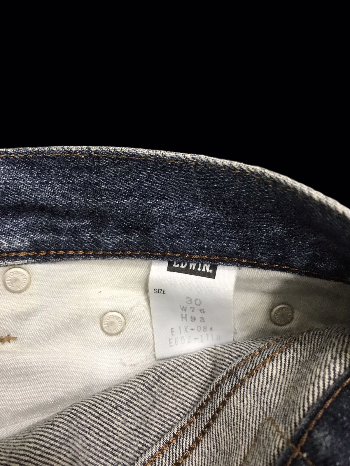 Edwin EDWIN "EXTRA EXTREME" Regular Straight Denim F252 Size US 31 - 17 Thumbnail