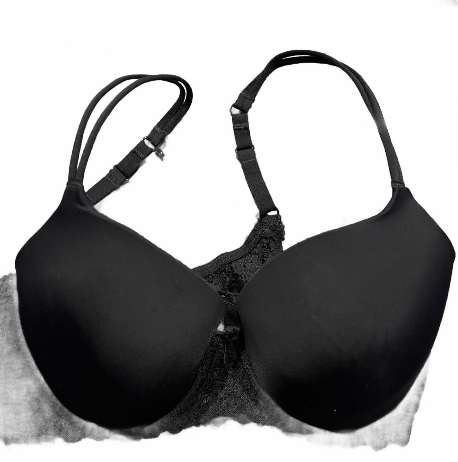 Unknown London Black Lace Underwire Bra with Adjustable Straps Size ONE SIZE - 2 Thumbnail