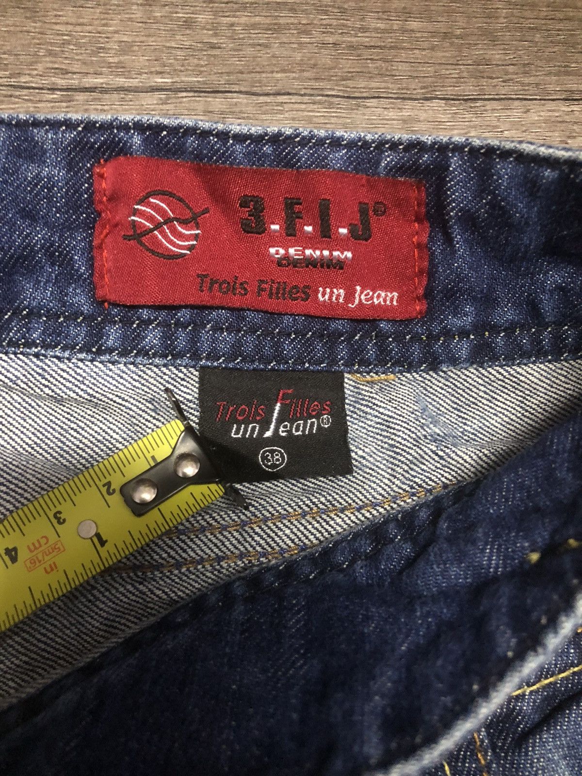 If Six Was Nine × Japanese Brand Trois Filles Jeans Bush Pants Design 3.F.I.J Denim Size 30" / US 8 / IT 44 - 22 Thumbnail