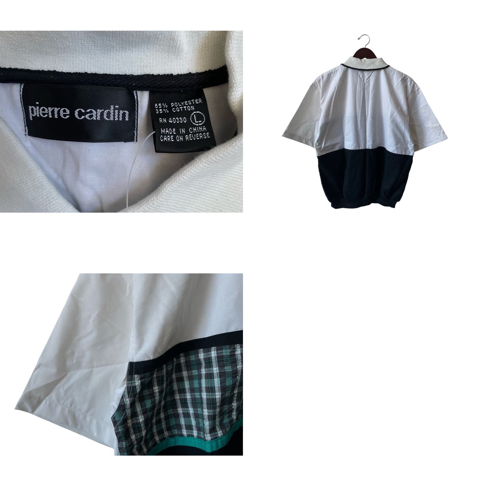 Pierre Cardin VINTAGE Pierre Cardin Polo Shirt Mens L 80s Deadstock NWT Popover Short Sleeve Black Polyester Size US L / EU 52-54 / 3 - 8 Thumbnail