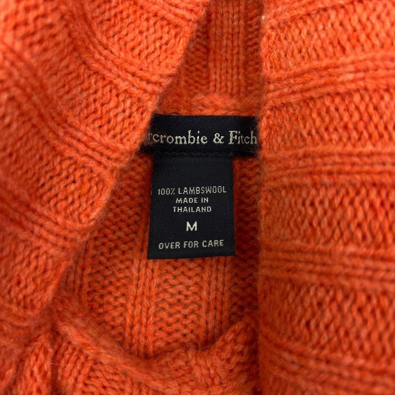 Abercrombie & Fitch Abercrombie & Fitch Sweater Rib Knit Turtleneck Lambswool Size M / US 6-8 / IT 42-44 - 5 Thumbnail
