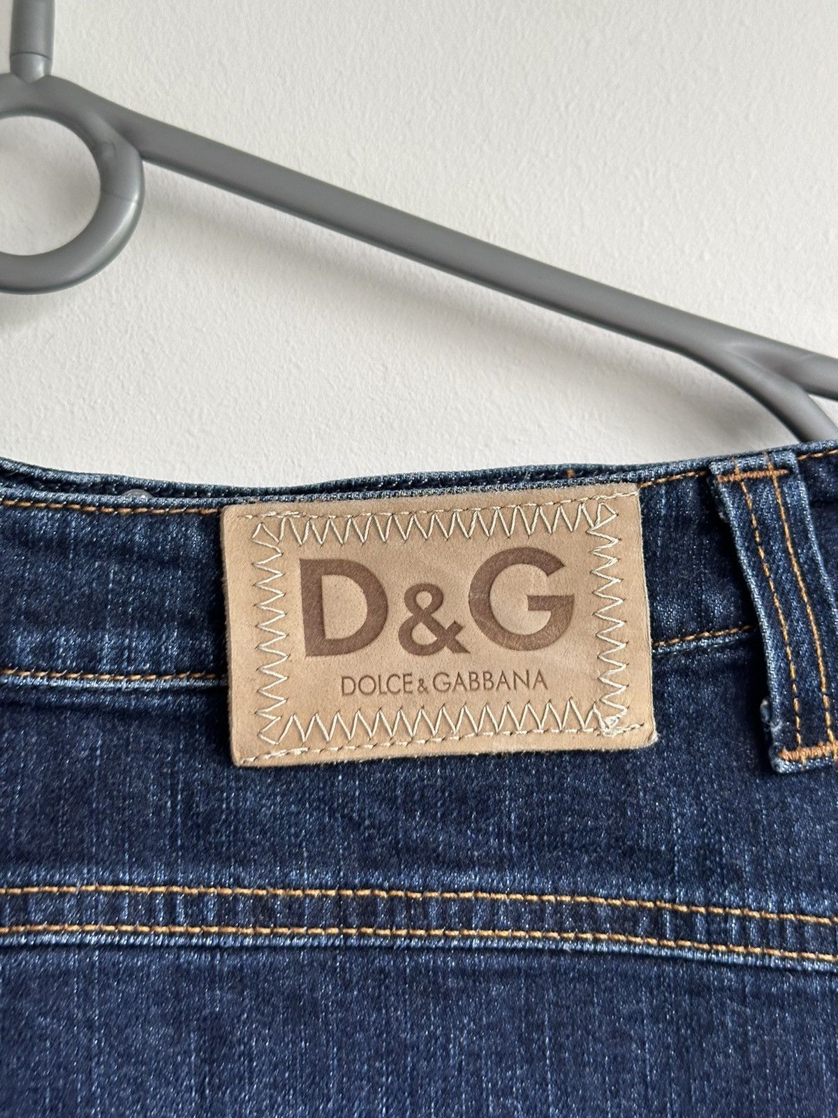 Dolce & Gabbana VTG Dolce & Gabbana Denim Pockets Mini Skirt Blue Size IT 44 Size 30" / US 8 / IT 44 - 10 Thumbnail