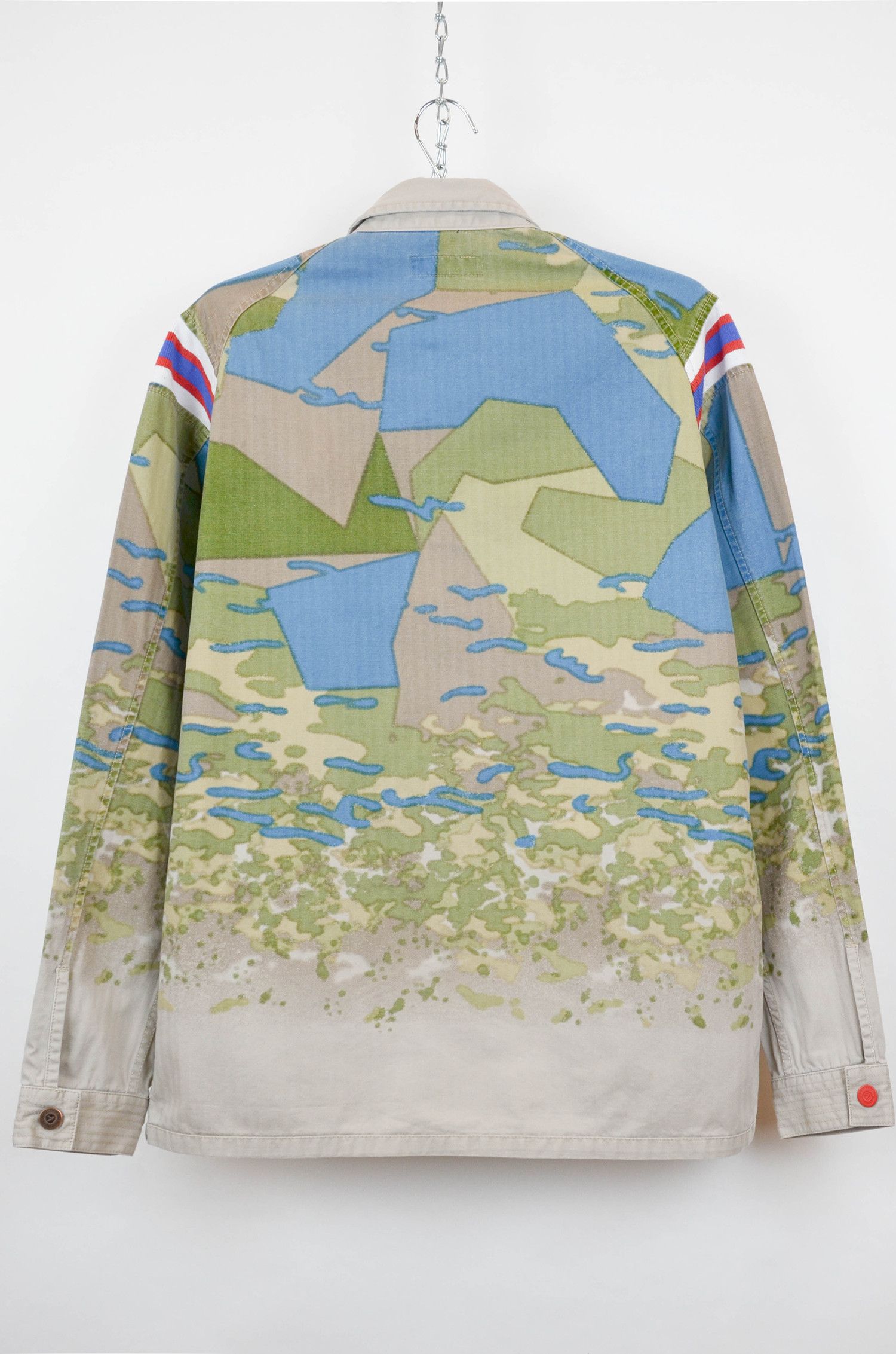 55DSL DIESEL 55 Graphic Camo Zip Shirt Jacket – Size L Size US S / EU 44-46 / 1 - 2 Thumbnail