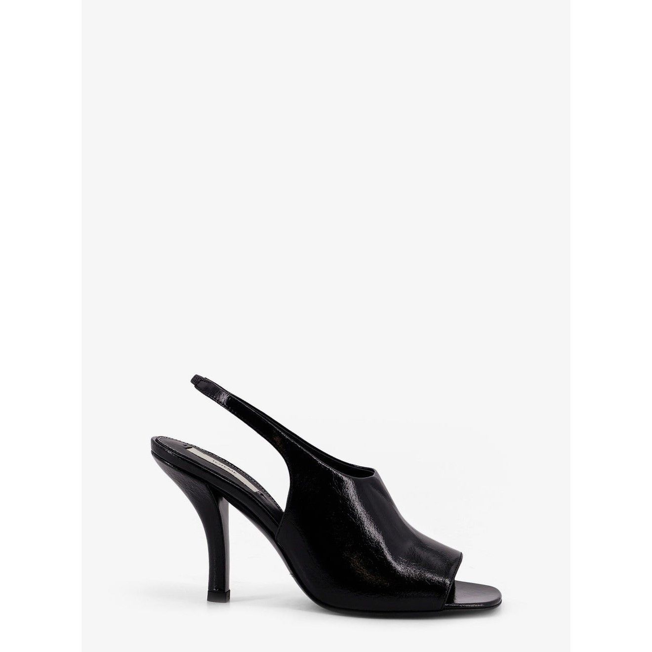 TOTEME Black 100mm Sandals New )