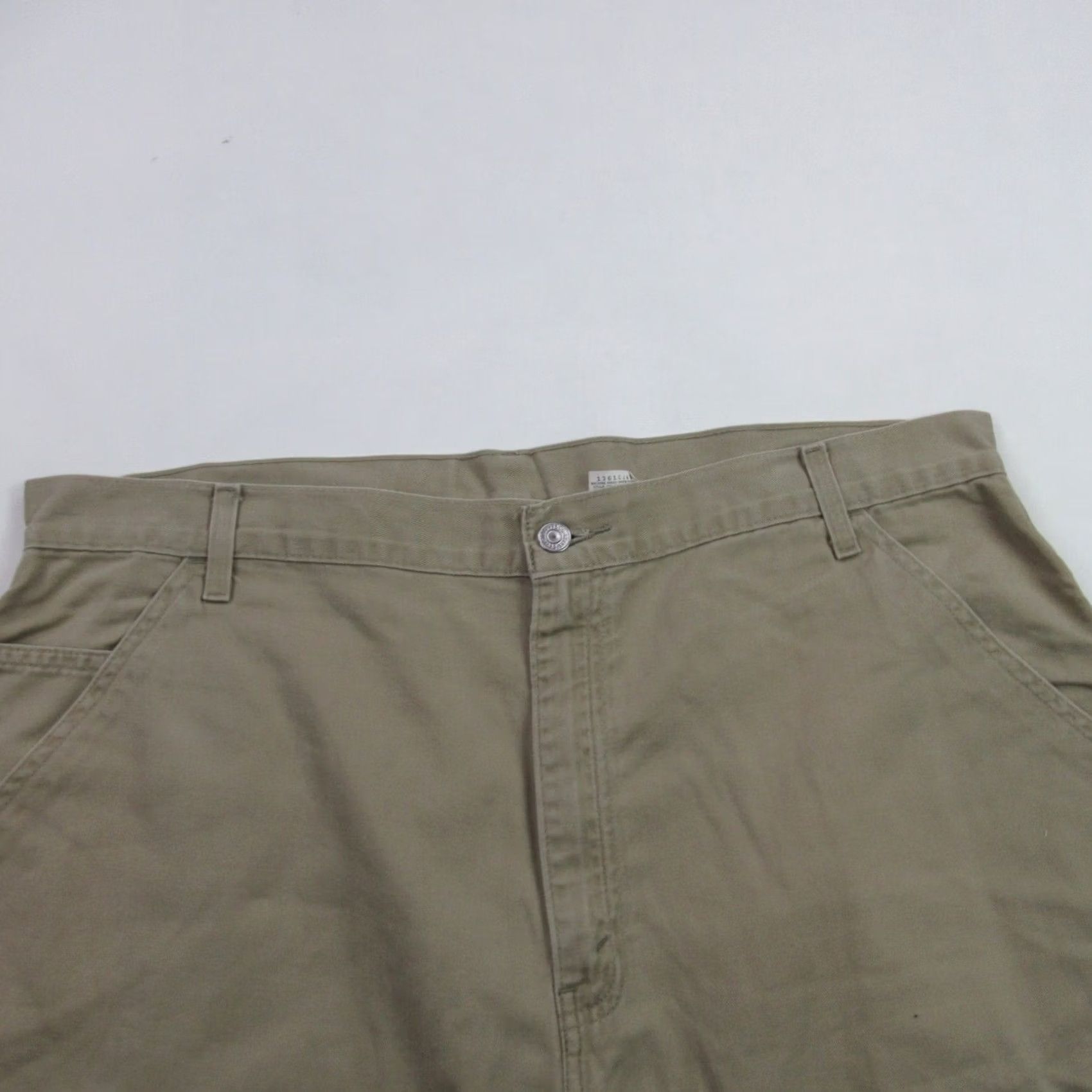 Levi's Levi's Shorts Mens 38 Cargo Pockets Hiking Button Outdoor Casual Camping Cargo Pocket Denim Beige 38 Mens Clothing Size US 38 / EU 54 - 2 Thumbnail