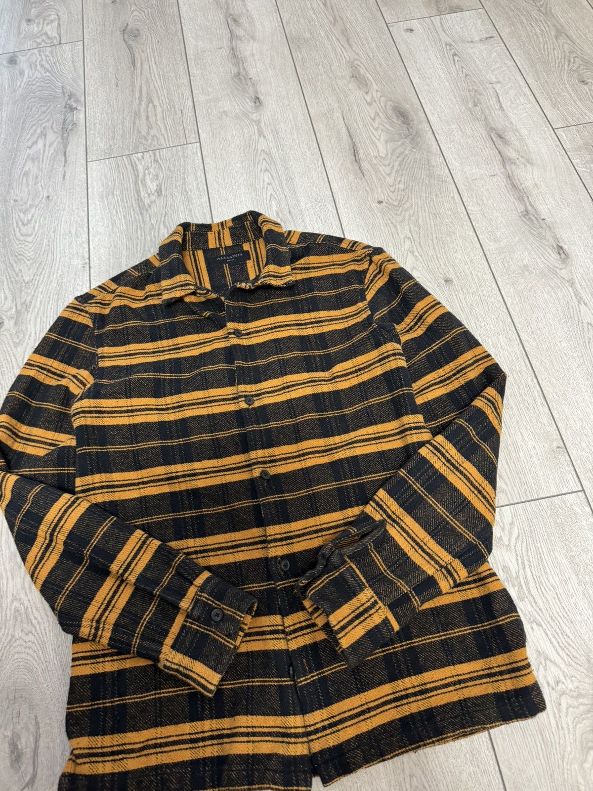 Allsaints Vintage Allsaints Flannel Shirt Travis Scott Style Size US S / EU 44-46 / 1 - 3 Thumbnail