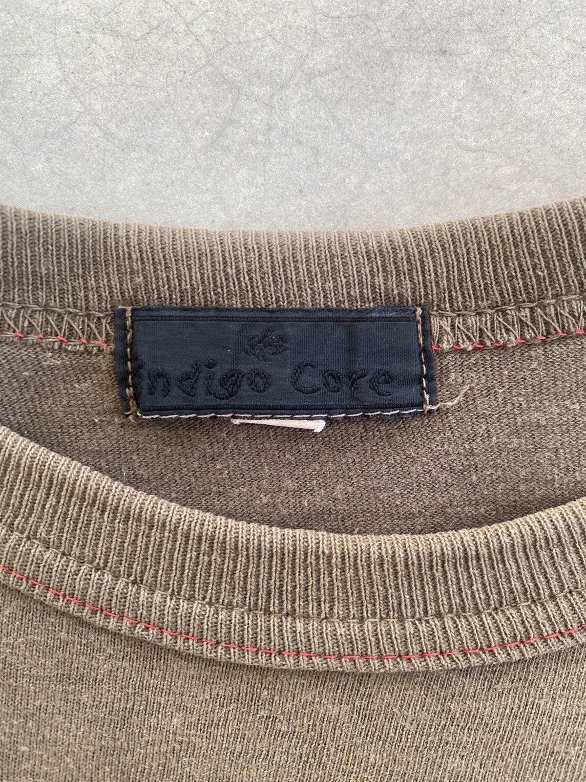 Indigo × Japanese Brand VTG INDIGO CORE DISTRESSED LS TEE Size US L / EU 52-54 / 3 - 3 Thumbnail