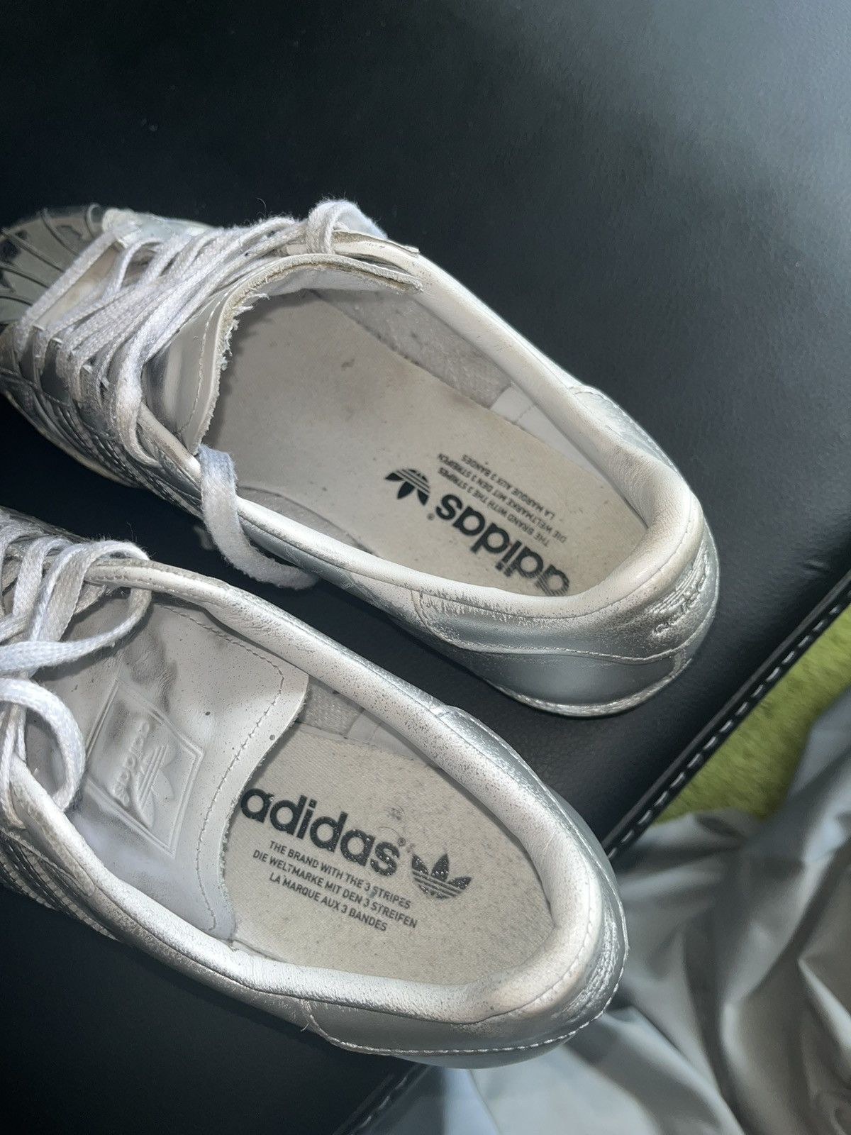 Adidas Adidas Superstar Metal Toe Size US 8.5 / IT 38.5 - 6 Thumbnail